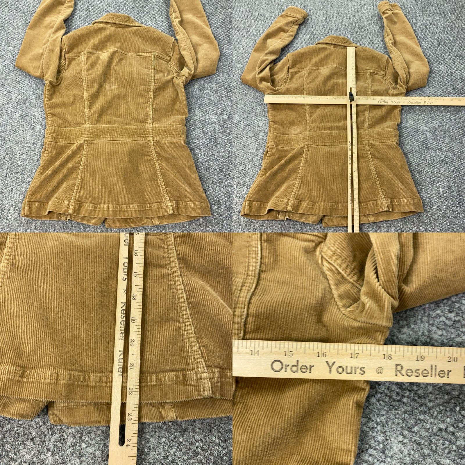 Eddie Bauer EDDIE BAUER Womens Corduroy Jacket XS Brown Casual Stretch Button Up Pockets Classic Size XS / US 0-2 / IT 36-38 - 8 Thumbnail