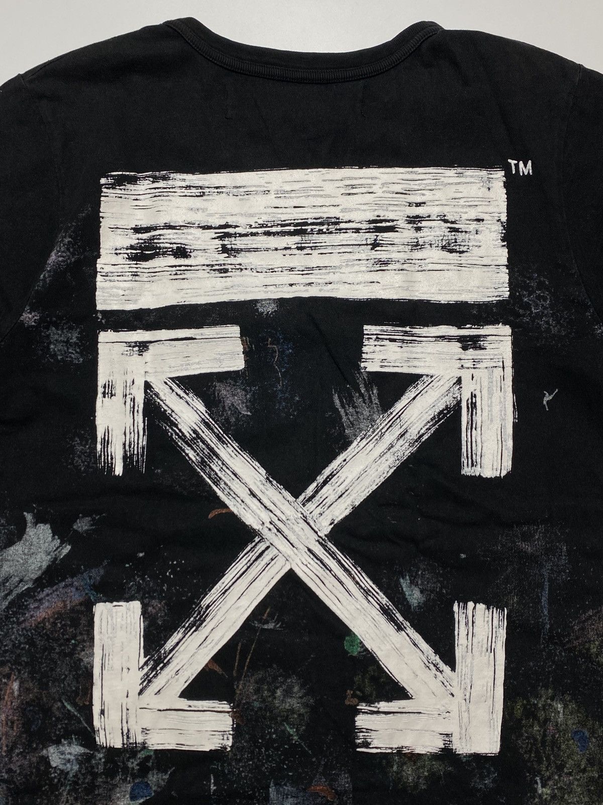 Off-White Off-White Galaxy Brushed Arrow T-Shirt Size US S / EU 44-46 / 1 - 4 Thumbnail
