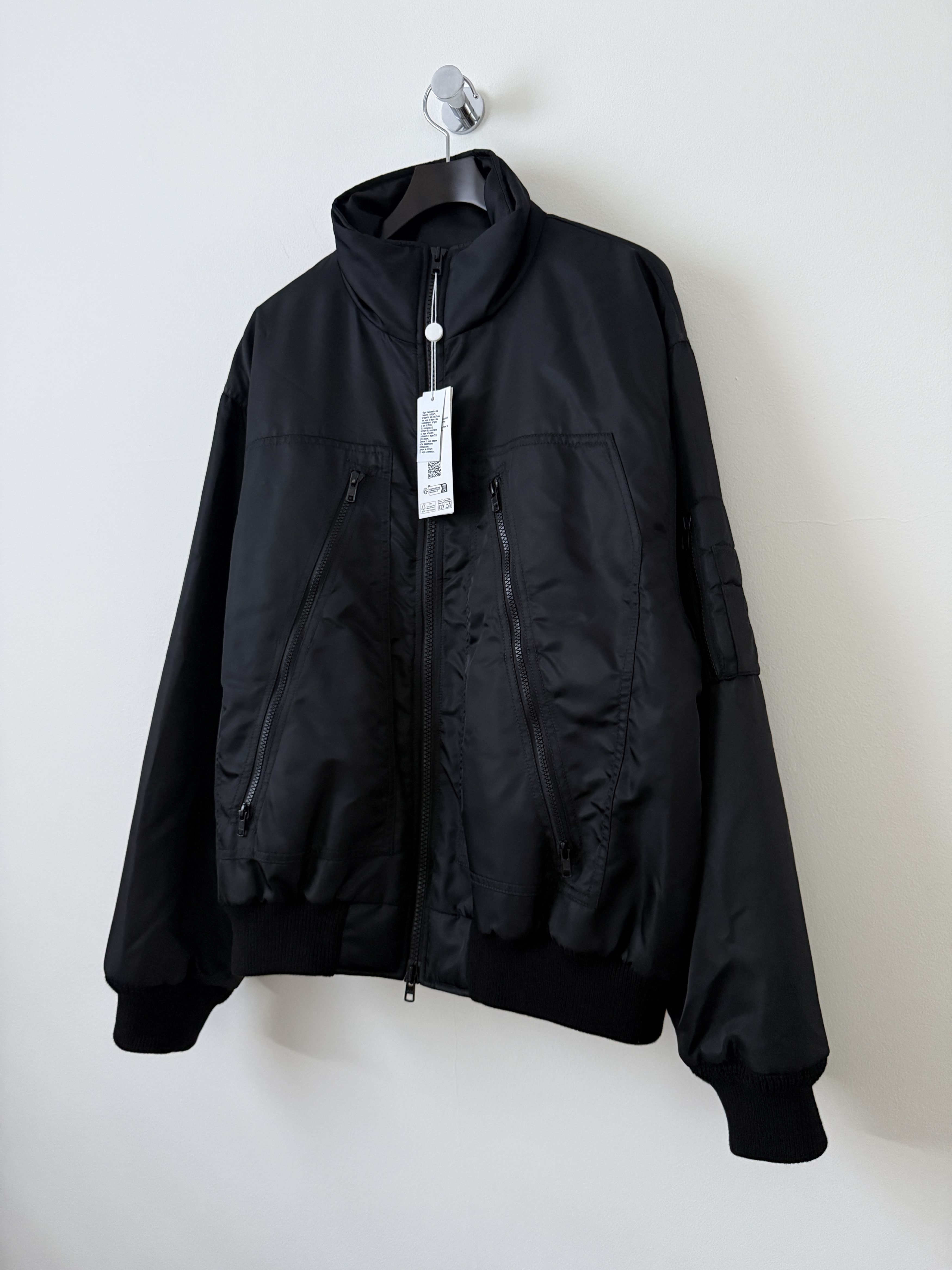Maison Margiela MM6 Nylon Zip Bomber Jacket Size US M / EU 48-50 / 2 - 5 Thumbnail