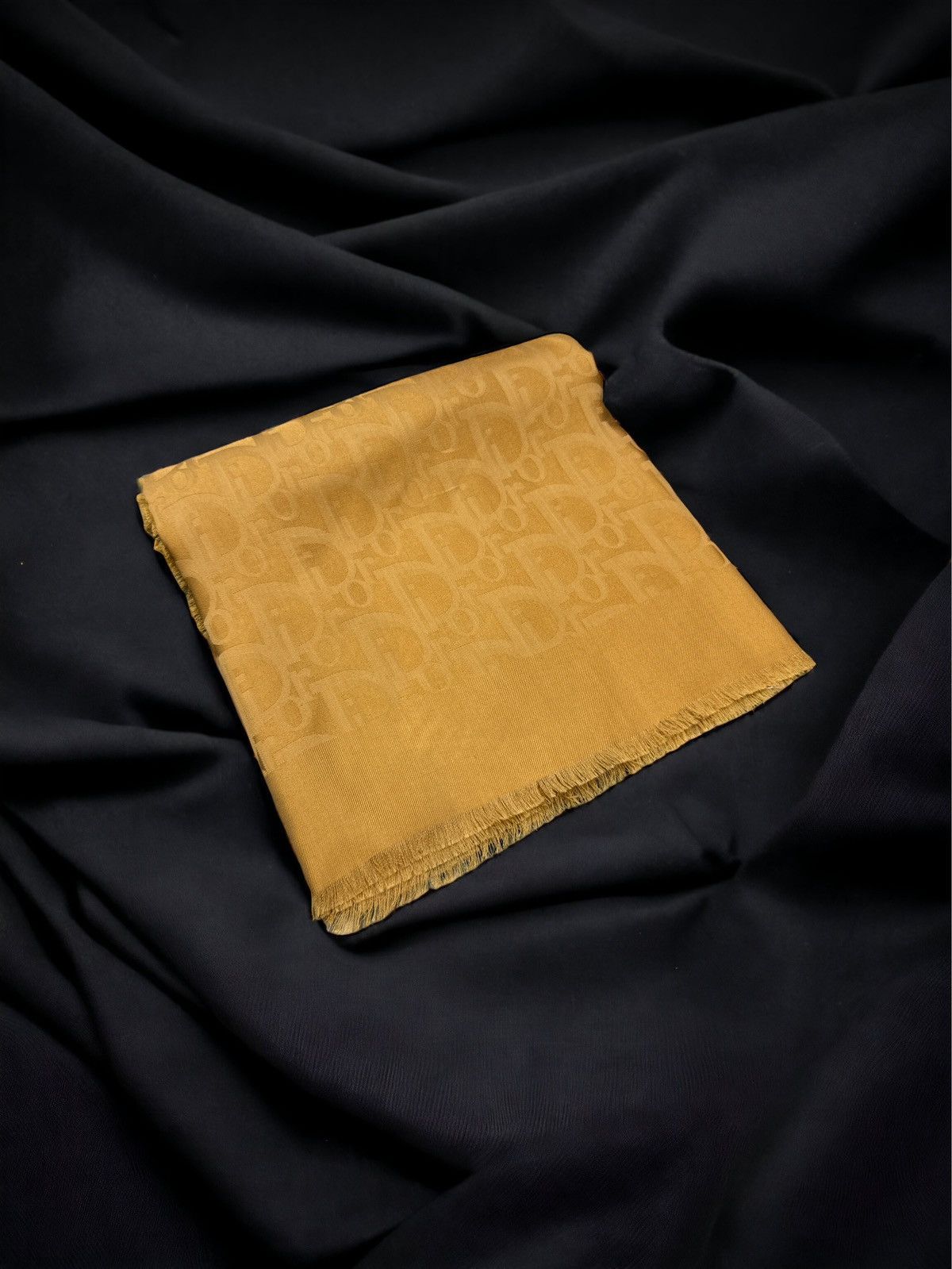 Dior VINTAGE DIOR FULL MONOGRAM OBLIQUE STOLE SCARF 54" x 54.5" Size ONE SIZE - 1 Thumbnail