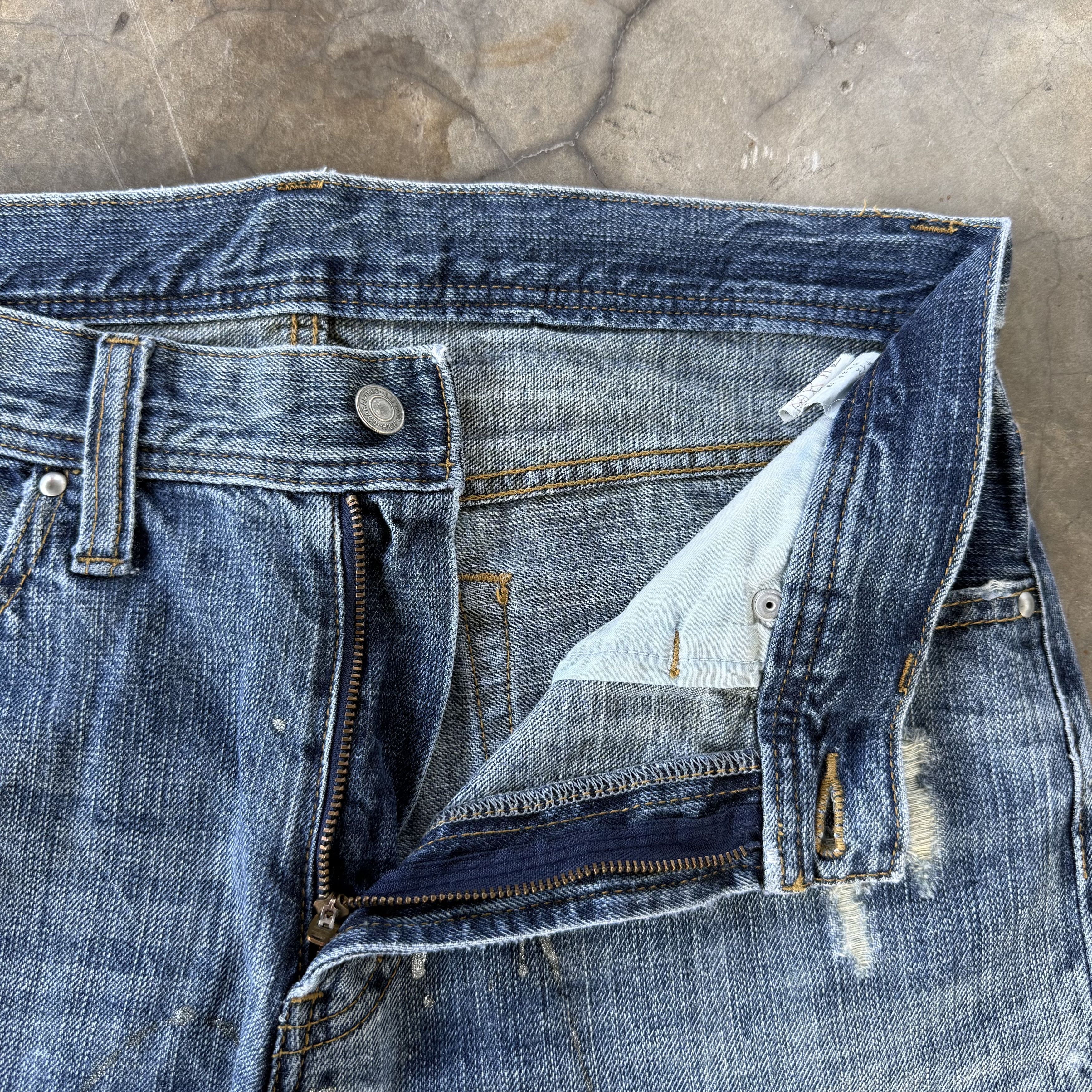 Japanese Brand Vintage Japanese Distressed Flare Denim Jeans Size US 33 - 8 Thumbnail