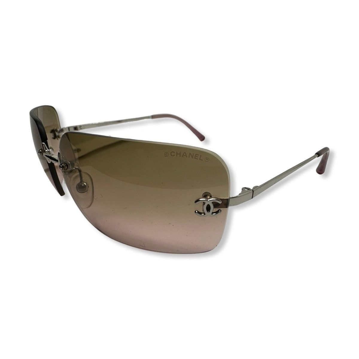 image of Chanel Vintage Sunglasses in Pink, Women's
