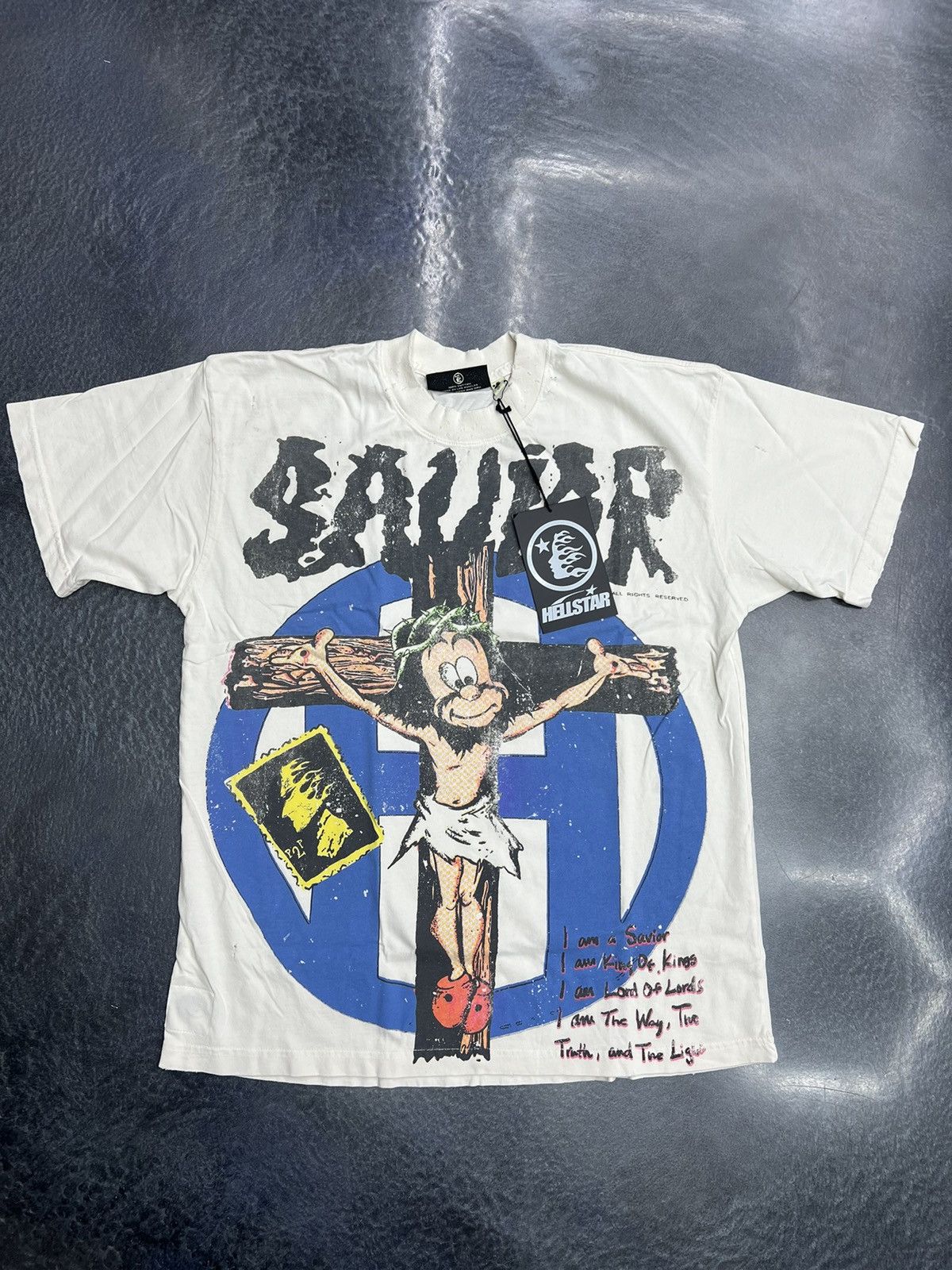 HELLSTAR Hellstar Cartoon Savior T-Shirt Size US S / EU 44-46 / 1 - 1 Thumbnail