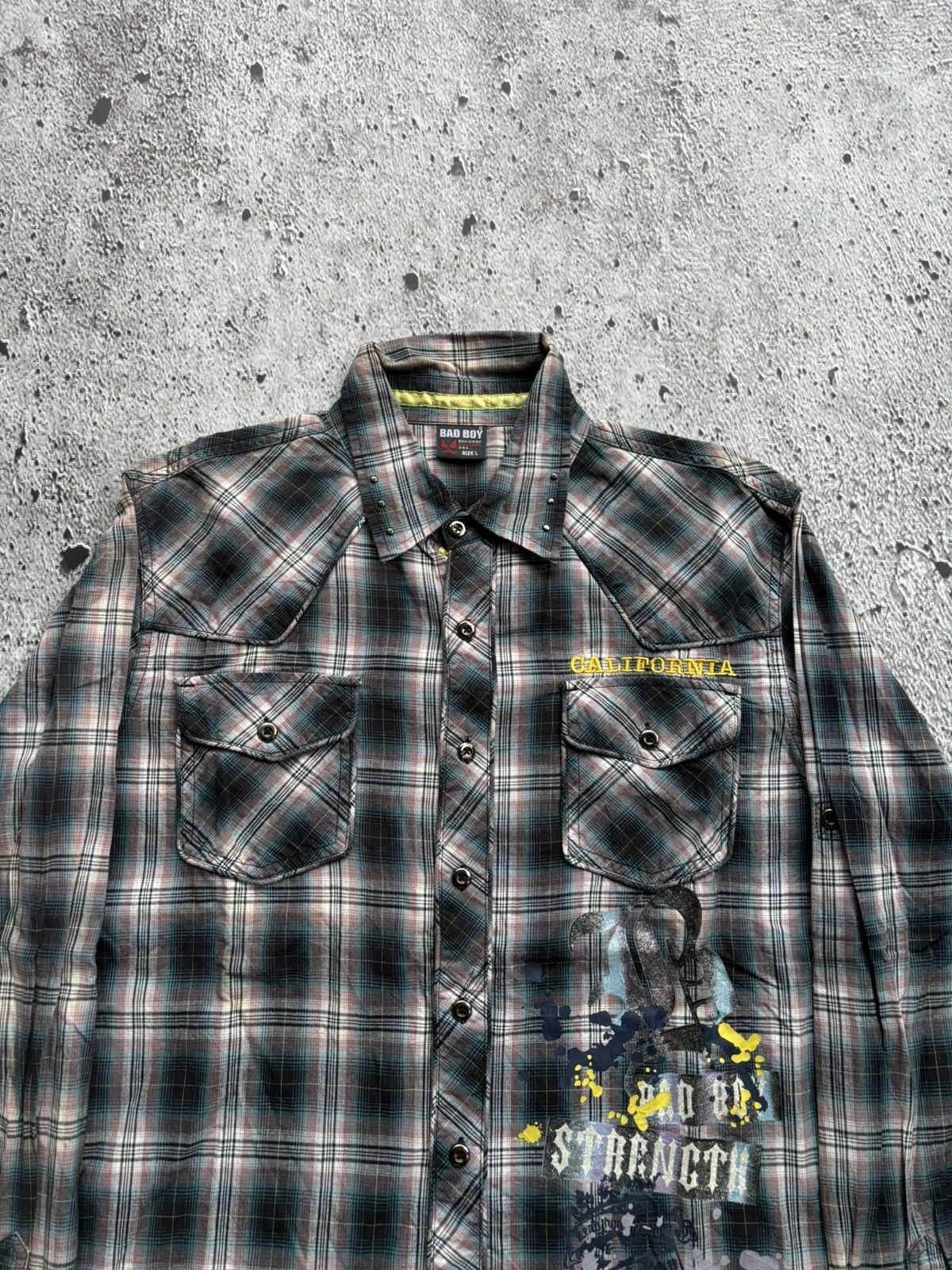 Hysteric Glamour Y2k Studded Bad boy Sandiego Ifsix Punk style shirt Size US L / EU 52-54 / 3 - 4 Thumbnail