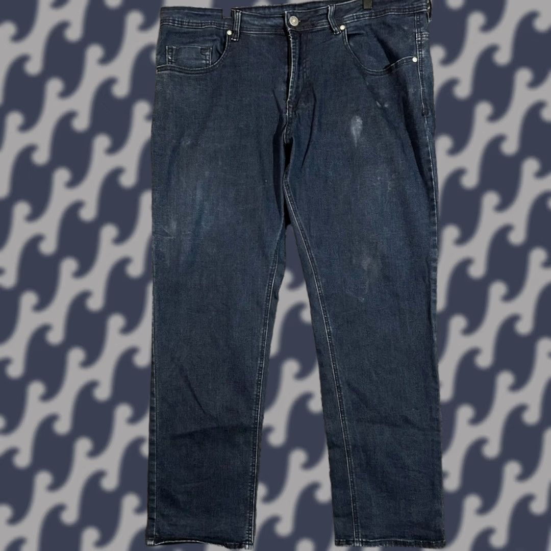 Denime Adam Slim Stretch Blue Denim Jeans Men's 38X30 Size US 38 / EU 54 - 1 Thumbnail