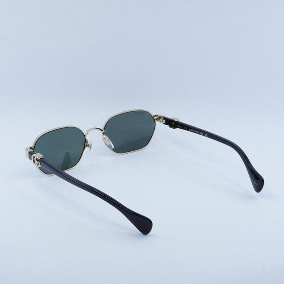 Gucci Gucci GG1593S 001 Sunglasses Endura Gold Oval Frame, Grey Size ONE SIZE - 11 Thumbnail