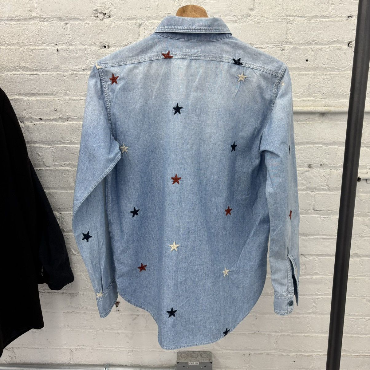 Kapital Embroidered Star Chambray Shirt Size US S / EU 44-46 / 1 - 3 Thumbnail