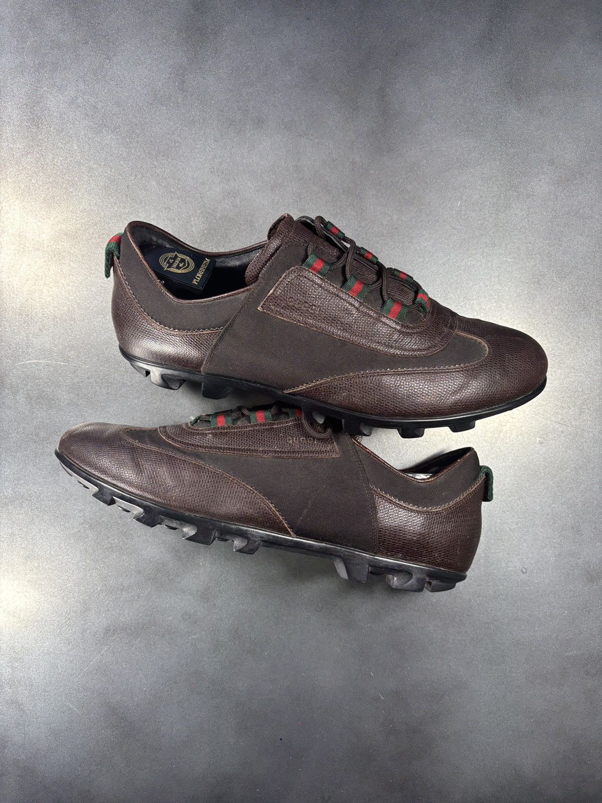 Gucci Gucci F/W 2005 Shoes Leather Sneakers GATs Cleat Soccer Foot Size US 10.5 / EU 43-44 - 8 Thumbnail