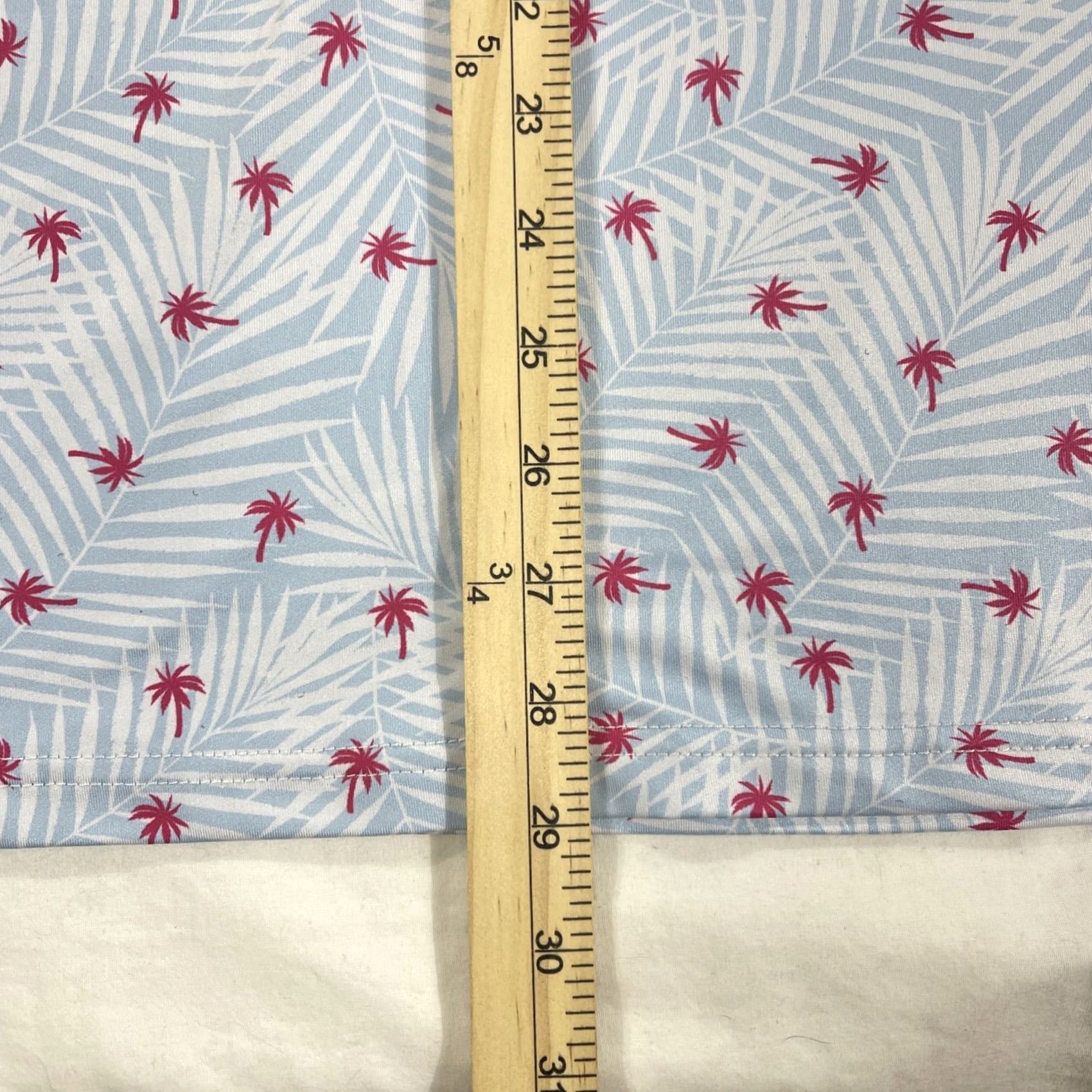 Vintage Pins & Aces Golf Polo Shirt XL Blue Palm Flower Mock-Up? Size US XL / EU 56 / 4 - 3 Thumbnail