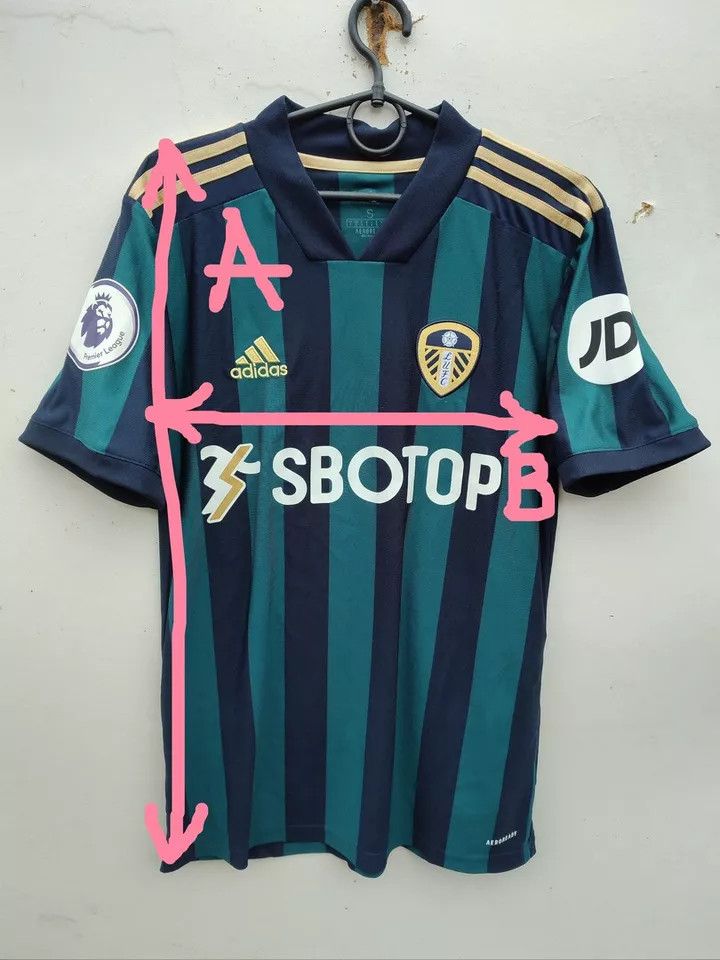 Adidas Leeds United 2020/21 away FOOTBALL Kit SHIRT SOCCER JERSEY Size US S / EU 44-46 / 1 - 13 Thumbnail