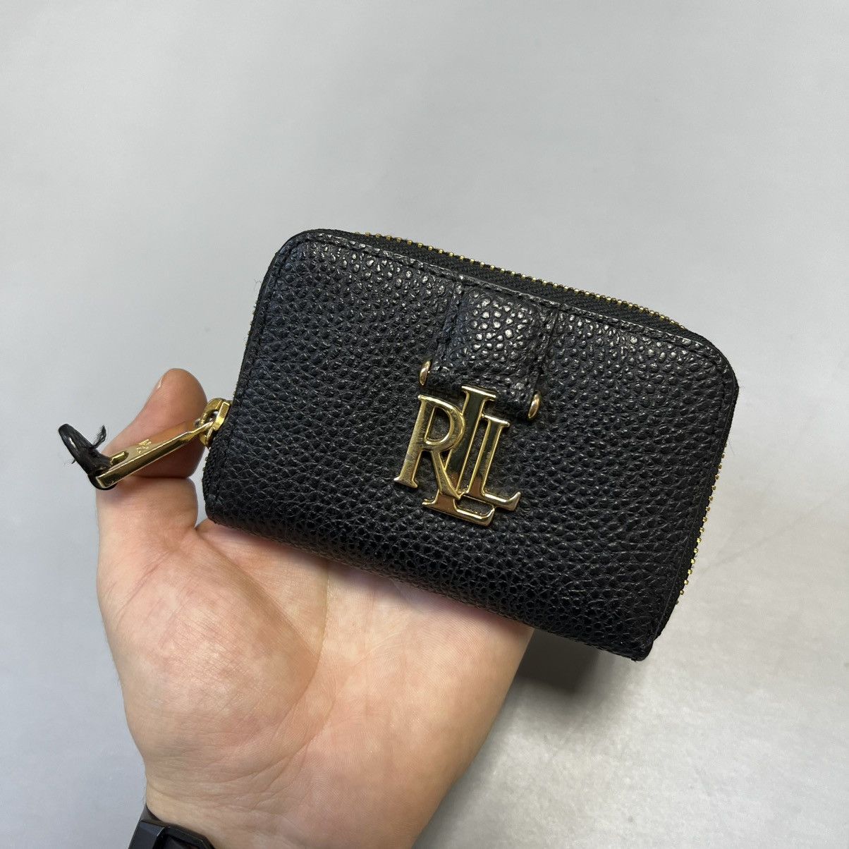 Ralph Lauren Ralph Lauren Leather Wallet Black Size ONE SIZE - 8 Thumbnail