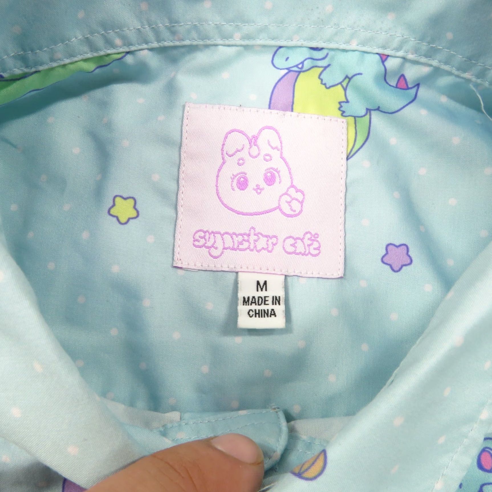 Vintage VINTAGE Pokemon Shirt Mens Medium Sugarstar Cafe Button Up Gengar Totodile Sandygast Size US M / EU 48-50 / 2 - 5 Thumbnail