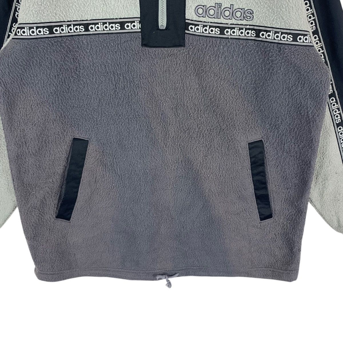 Vintage VINTAGE 90S ADIDAS DECENTE HALF ZIPPER SWEATER Size US L / EU 52-54 / 3 - 6 Thumbnail