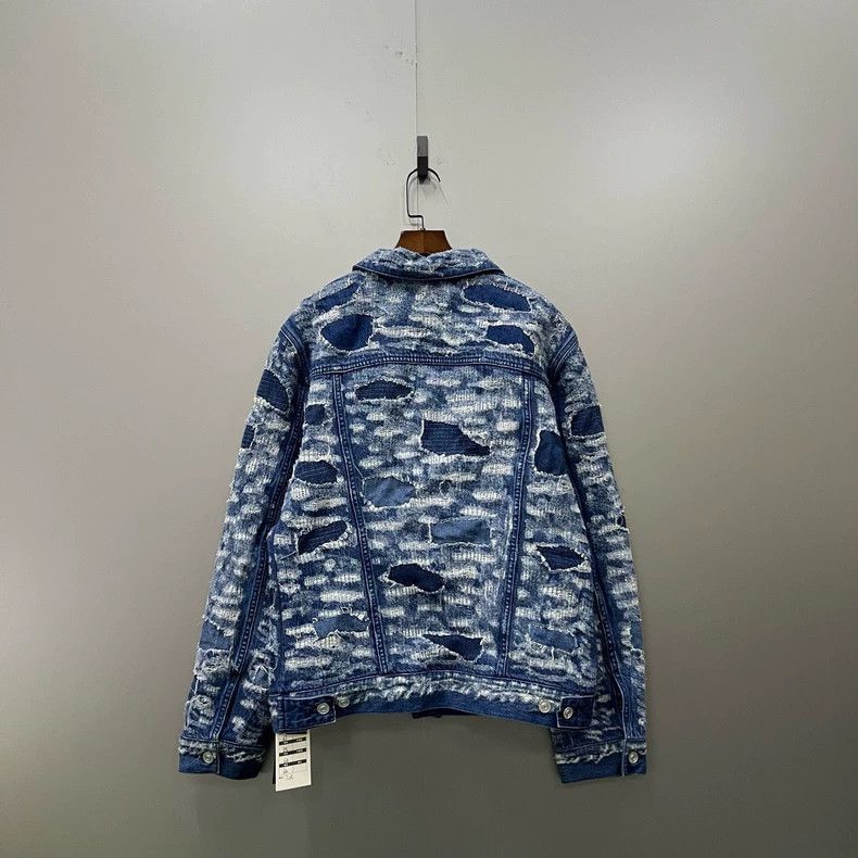 Givenchy Givenchy Distressed Denim Jacket 2506-Nextarrow Size US M / EU 48-50 / 2 - 2 Thumbnail