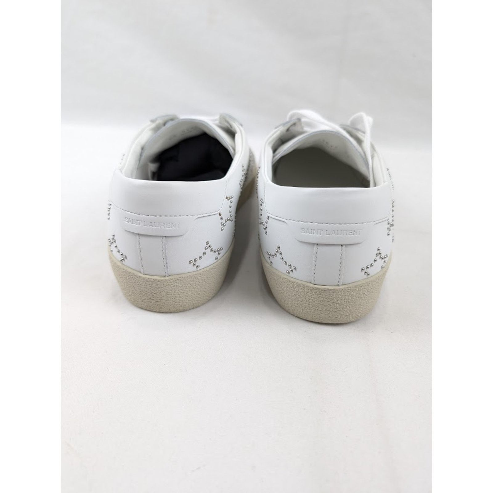 Saint Laurent Paris o1rshd1 SL/06 Star Merid Low-Top Sneakers in Blanc Optique Size US 9.5 / EU 42-43 - 16 Thumbnail