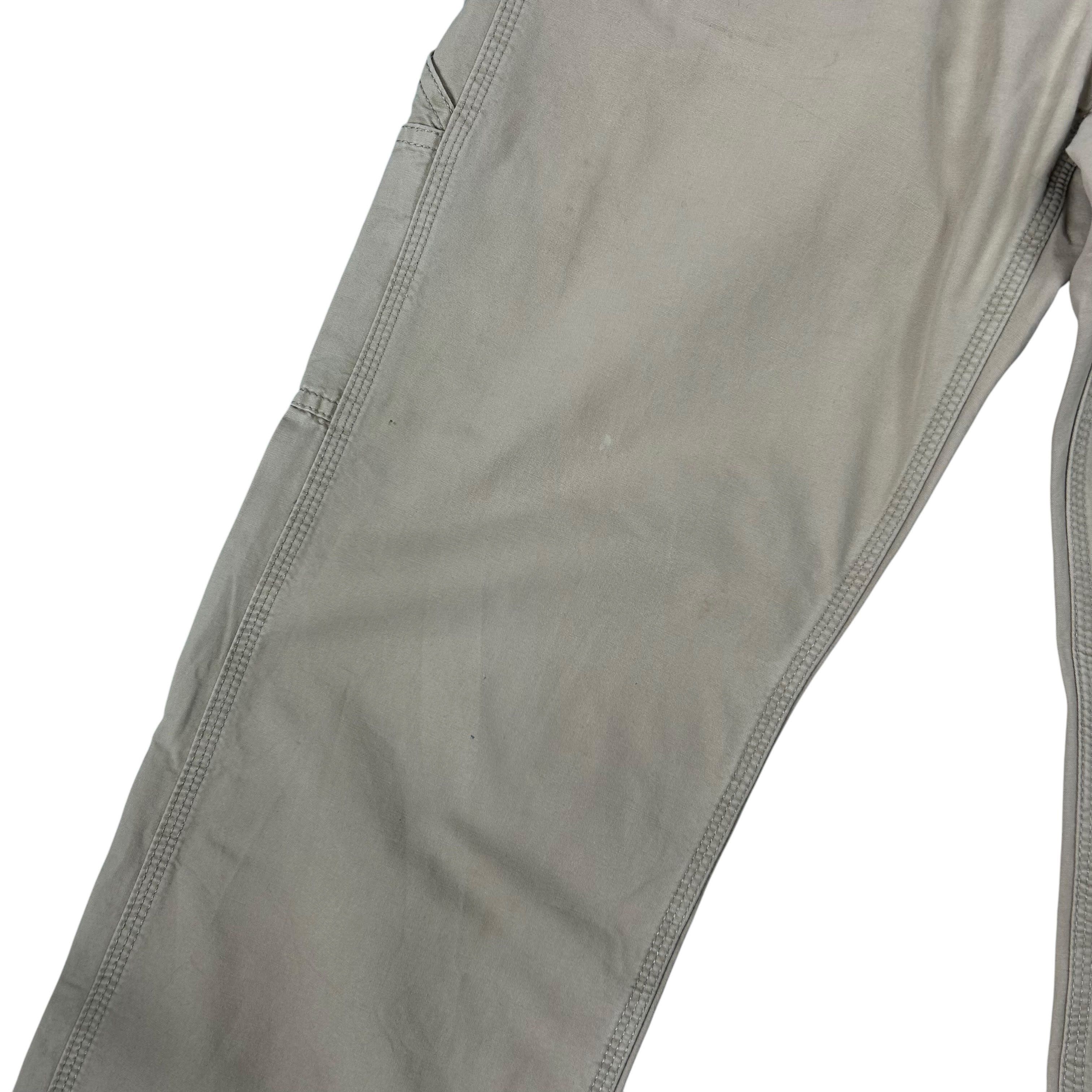 Carhartt Carhartt Trax Pant Beige Carpenter Straight W33L32 Size US 33 - 7 Thumbnail
