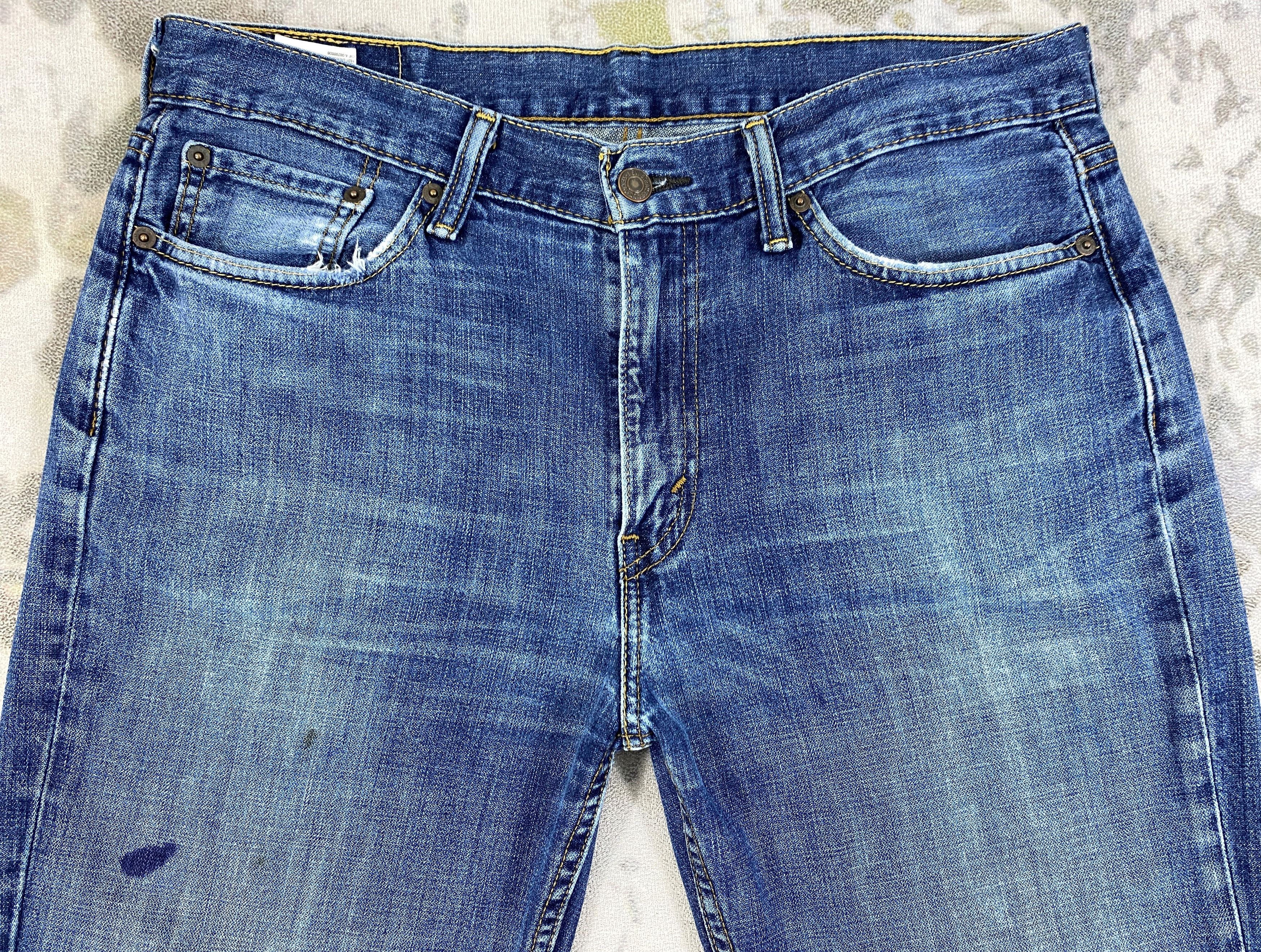 Levi's Distressed Blue Vintage Levi's 514 34x31.5 Denim -SJ130 Size US 34 / EU 50 - 3 Thumbnail