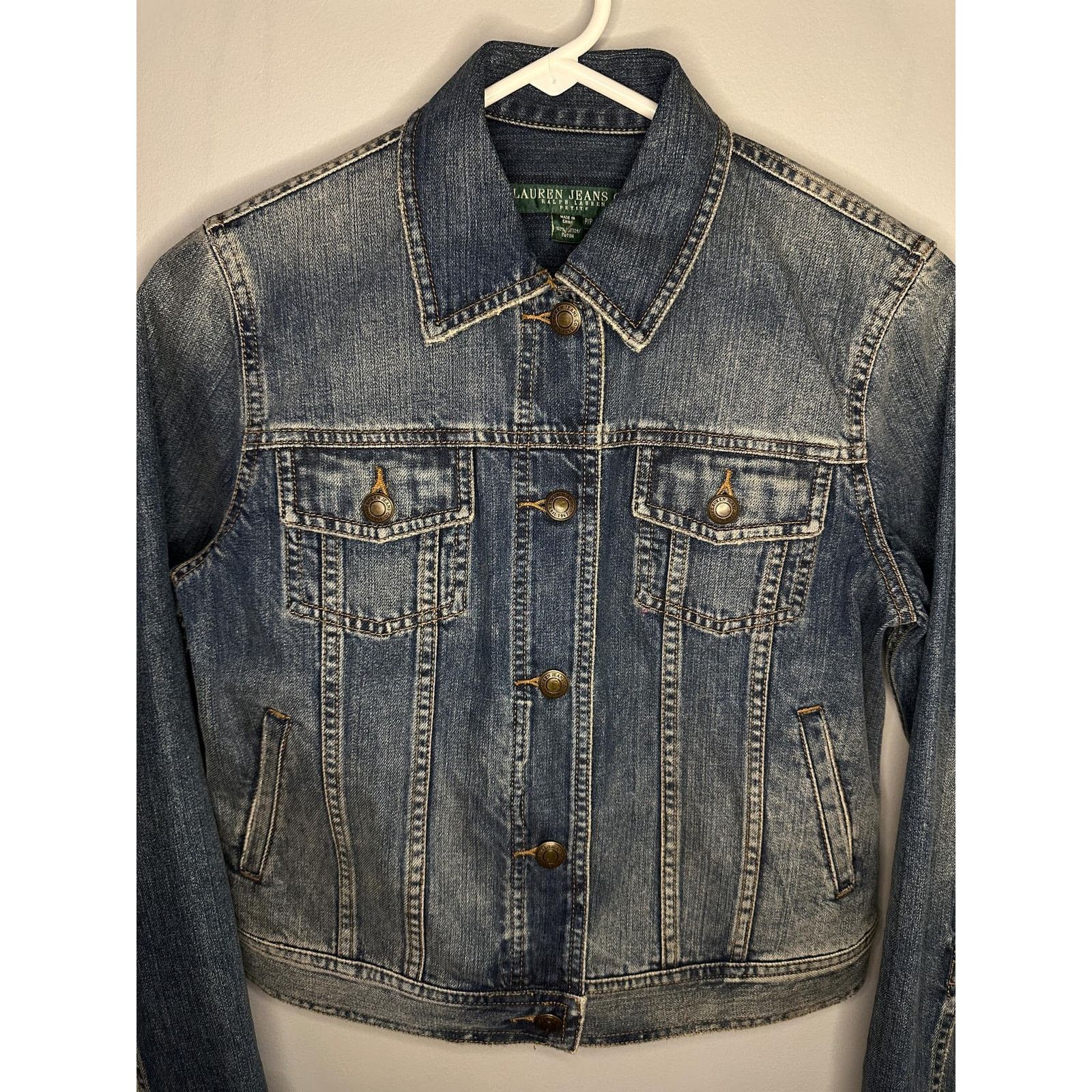 Ralph Lauren Lauren Jeans Co. Ralph Lauren Denim Jean Jacket Blue Women P Size S / US 4 / IT 40 - 3 Thumbnail