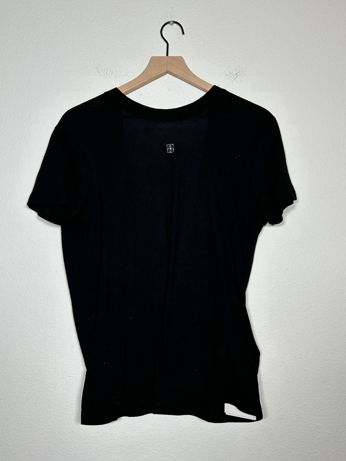 Givenchy NWT! SS24 Drape Crossover V-Neck Tee Size US XS / EU 42 / 0 - 4 Thumbnail