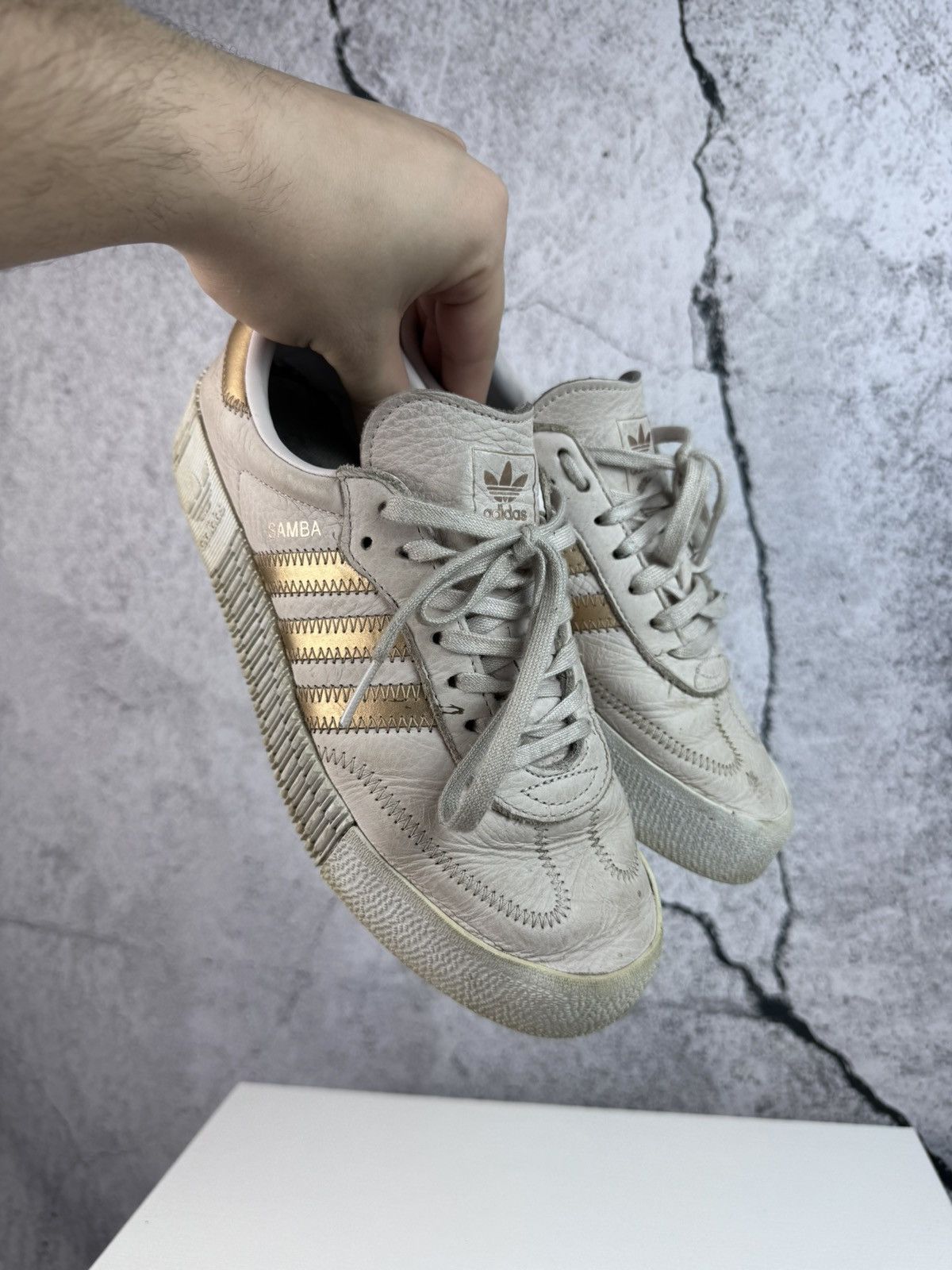 Adidas Adidas Samba Platfrom 2019 Hype Sneakers Casual Rare Size US 7.5 / IT 37.5 - 4 Thumbnail