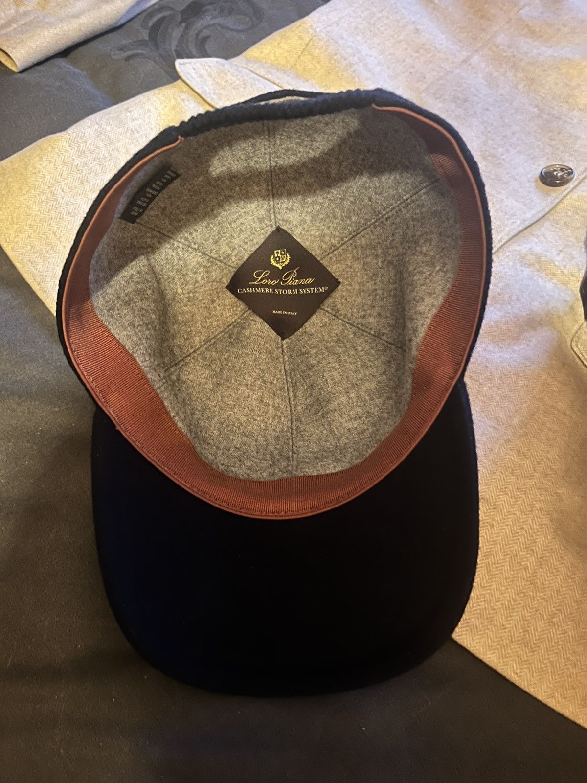 Loro Piana Loro Piana navy cashmere cap size medium Size ONE SIZE - 3 Thumbnail