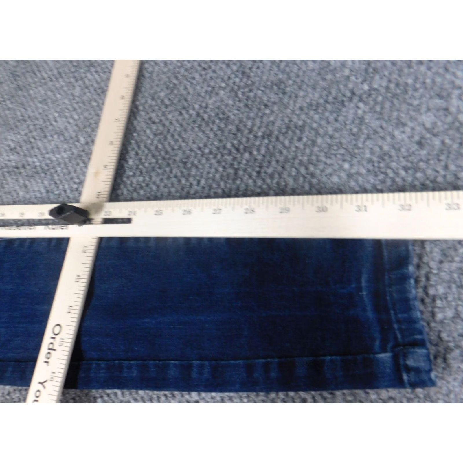 Vintage Universal Thread Jeans Womens 4 Blue Skinny Denim Zip Pockets 32in Regular Stretch Size 27" / US 4 / IT 40 - 6 Thumbnail