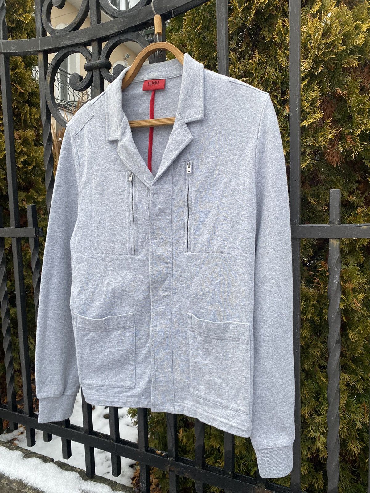 Hugo Boss × Vintage Vintage Hugo Boss Grey Jacket Women Size M / US 6-8 / IT 42-44 - 3 Thumbnail