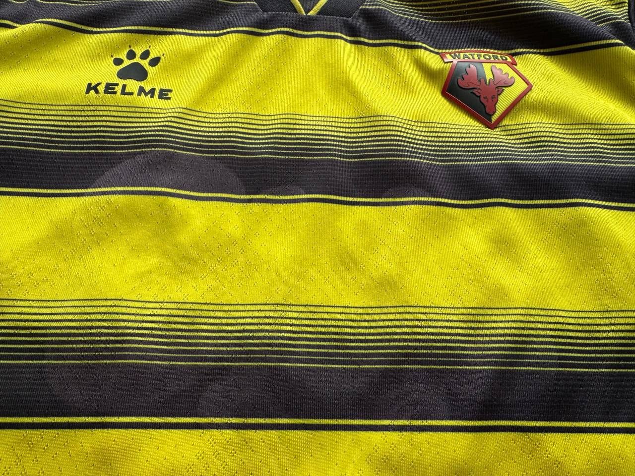 Chelsea Soccer Kelme Watford FC 2021-2022 player issue soccer jersey tee Size US M / EU 48-50 / 2 - 4 Thumbnail