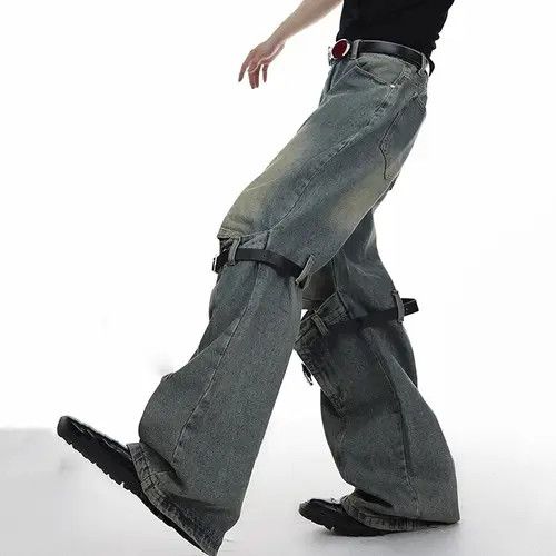 Japanese Brand × Vintage Micro Flared Straight Jeans Size US 32 / EU 48 - 4 Thumbnail