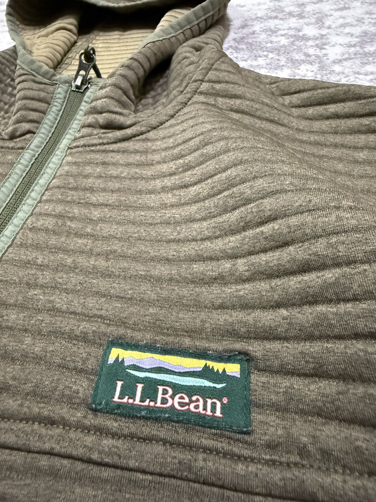 L.L. Bean L.L Bean Slightly Fitted Quilted Zip Up Outdoor Sweater Size US S / EU 44-46 / 1 - 7 Thumbnail