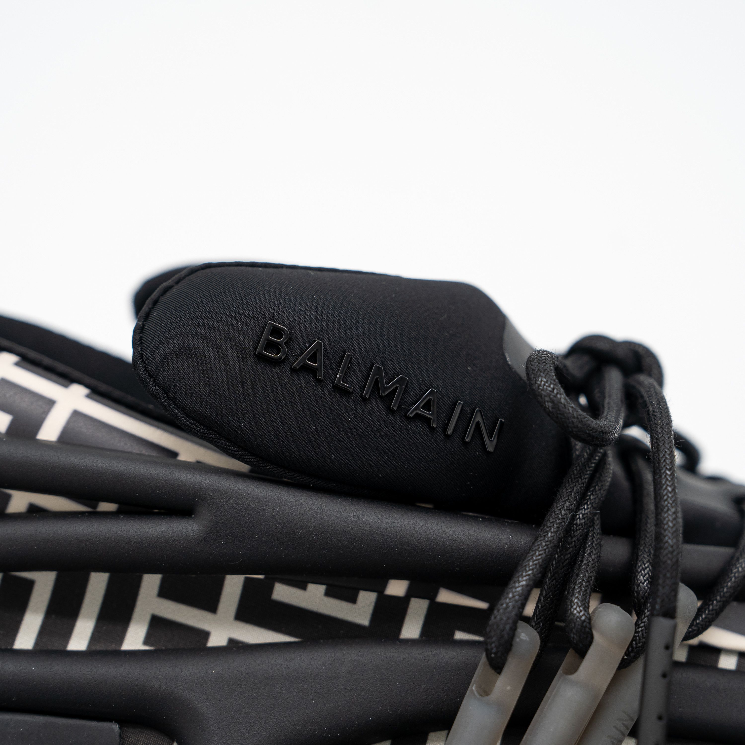 Balmain 42 9 US Balmain Unicorn Black White Monogram Sneakers Size US 9 / EU 42 - 8 Thumbnail