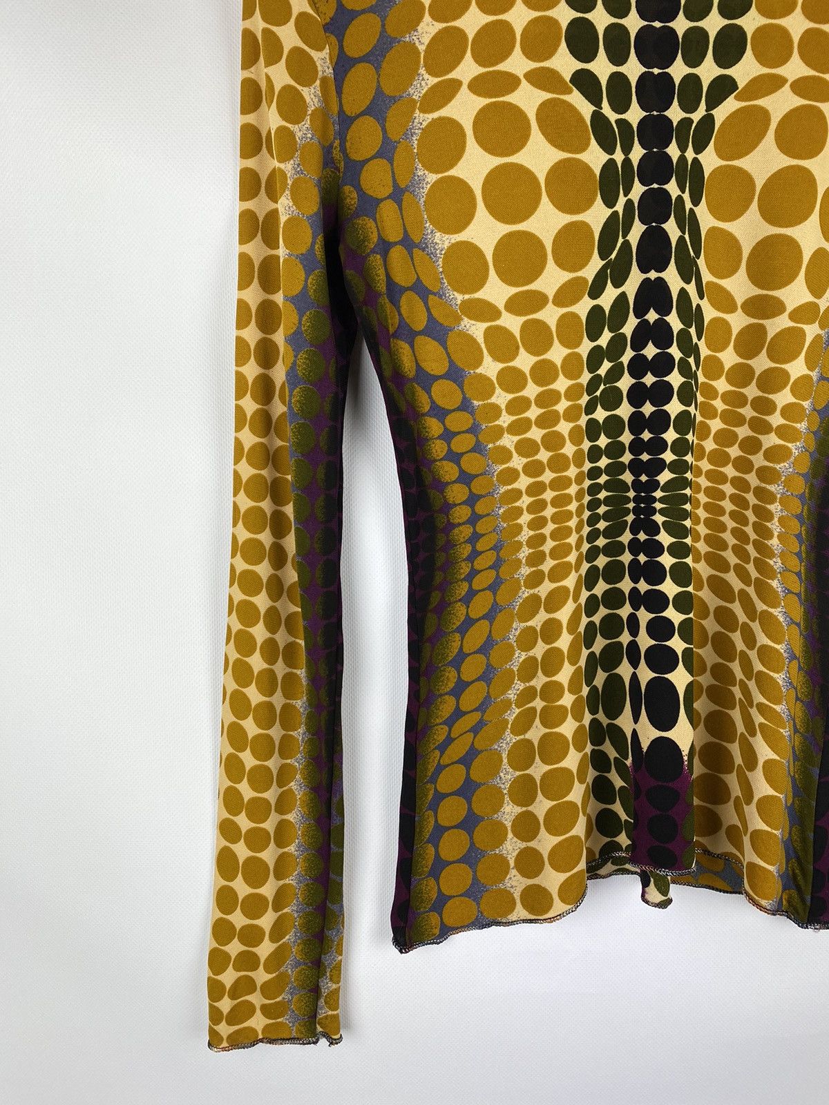 Jean Paul Gaultier Jean Paul Gaultier 1995 archival cyber dot mesh top tunic Size L / US 10 / IT 46 - 7 Thumbnail