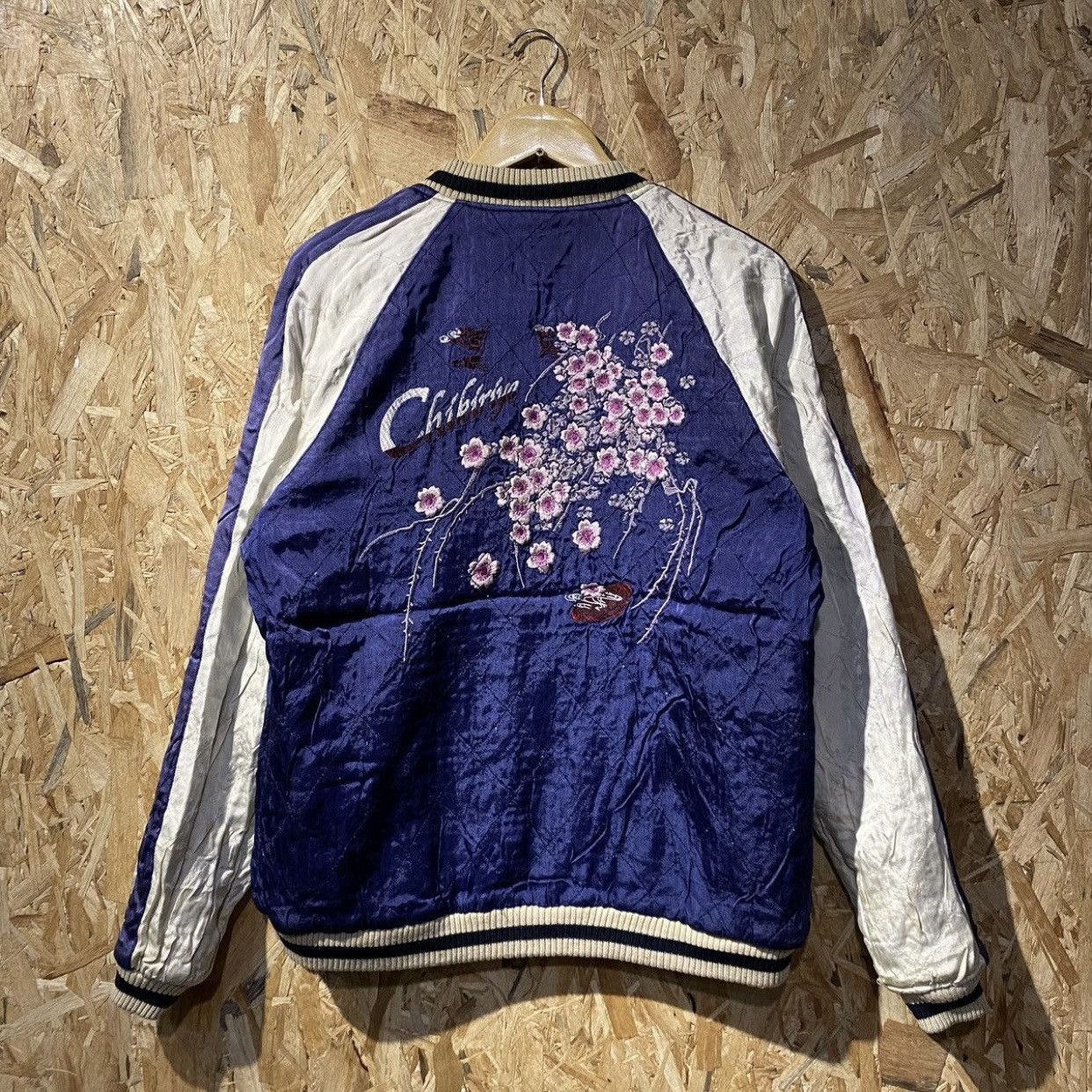 Japanese Brand × Vintage 🔥Japanese Archive Sukajan Velvet reversible jacket Size US L / EU 52-54 / 3 - 3 Thumbnail