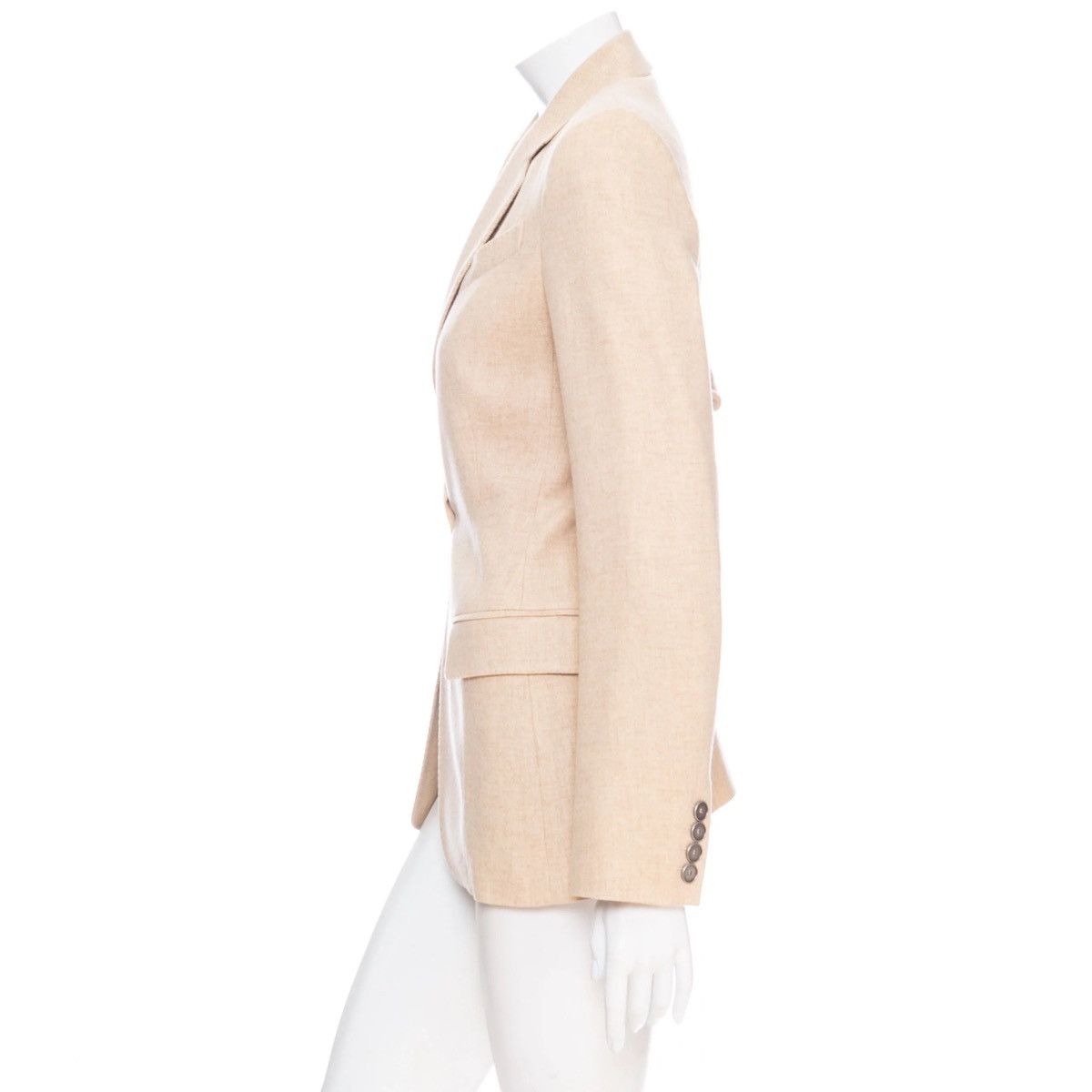 Hermes Hermes Cashmere Single-Breasted Blazer Size XS / US 0-2 / IT 36-38 - 3 Thumbnail