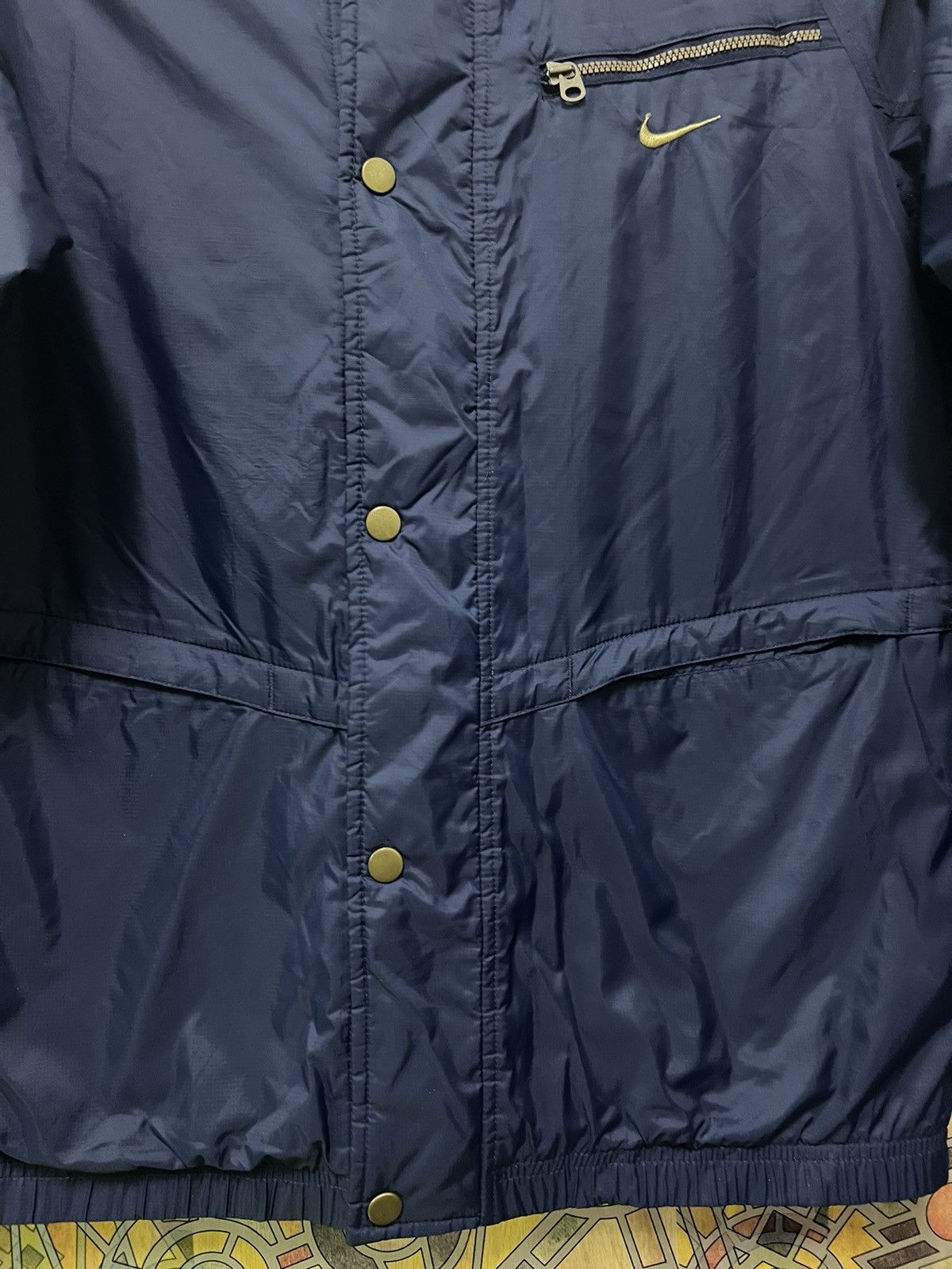 Japanese Brand × Nike × Vintage NIKE Kids Blouson Jacket with Hood Size US L / EU 52-54 / 3 - 12 Thumbnail