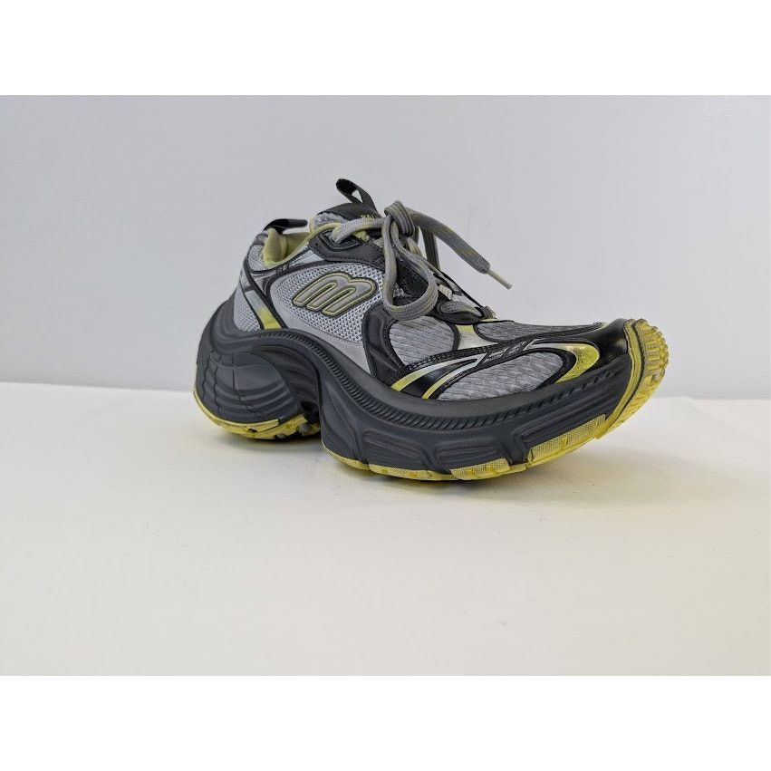 Balenciaga o1rshd1 10XL Low Top Sneaker in Grey / Yellow Size US 10 / EU 43 - 1 Thumbnail