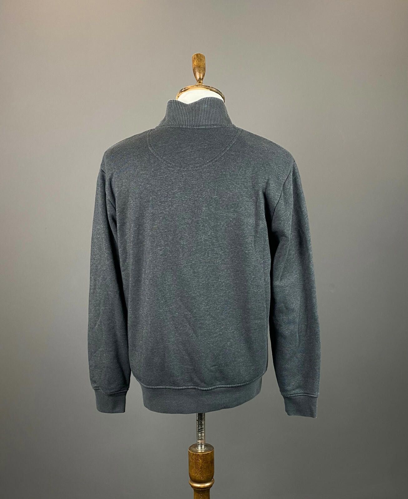 Orvis Men Orvis Gray High Neck 1/4 Zip Long Sleeve Sweater Size L Size US L / EU 52-54 / 3 - 5 Thumbnail