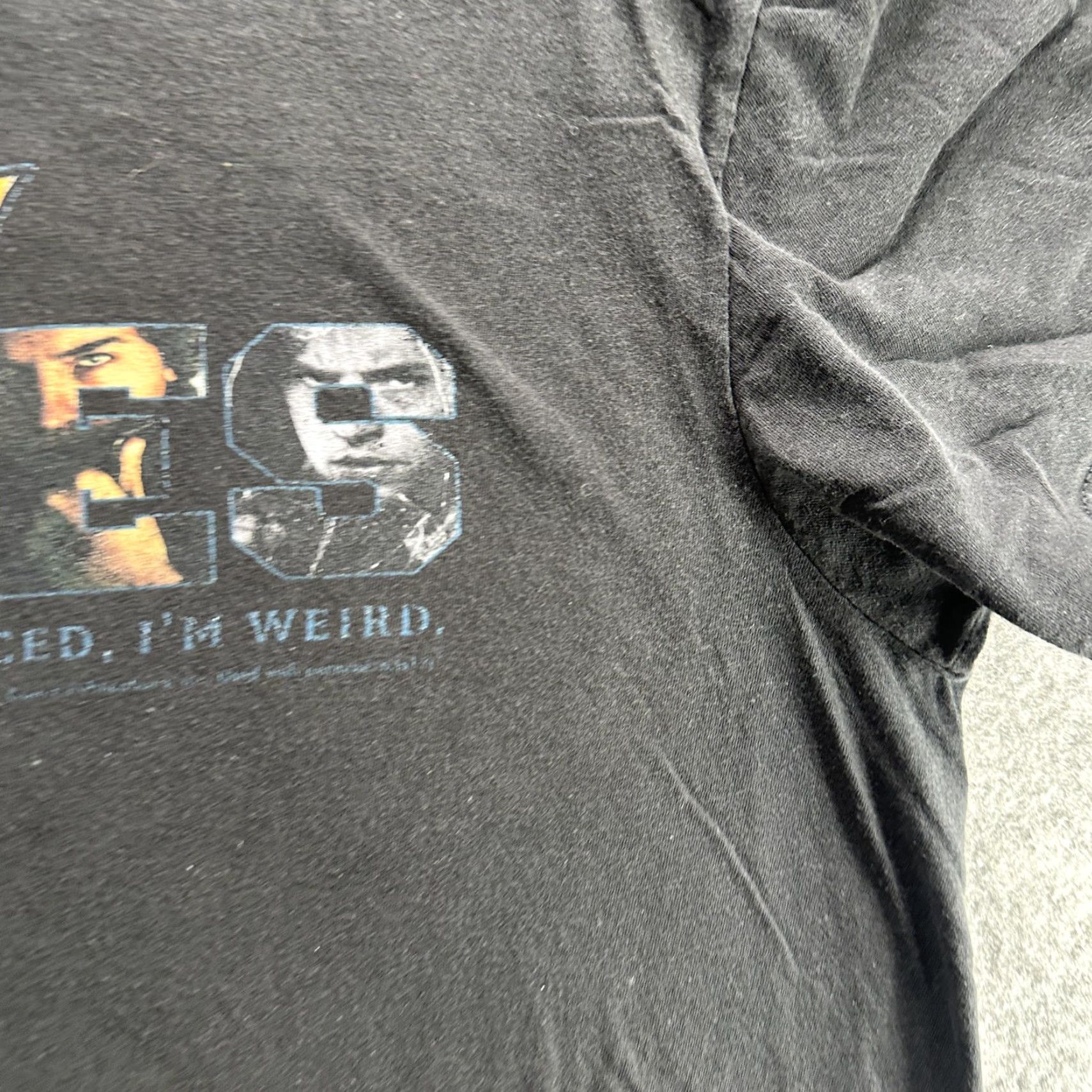 Vintage Jughead Jones Shirt Mens L Black Riverdale TV Show Graphic Tee Quote IN CASE YOU HAVEN'T NOTICED, I'M WEIRD. Size US L / EU 52-54 / 3 - 6 Thumbnail