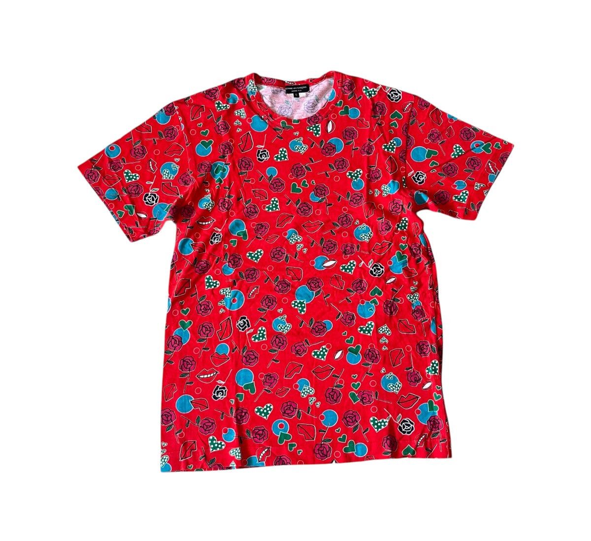 Comme des Garcons Vintage cdg homme plus abstract roses tee Size US M / EU 48-50 / 2 - 1 Thumbnail