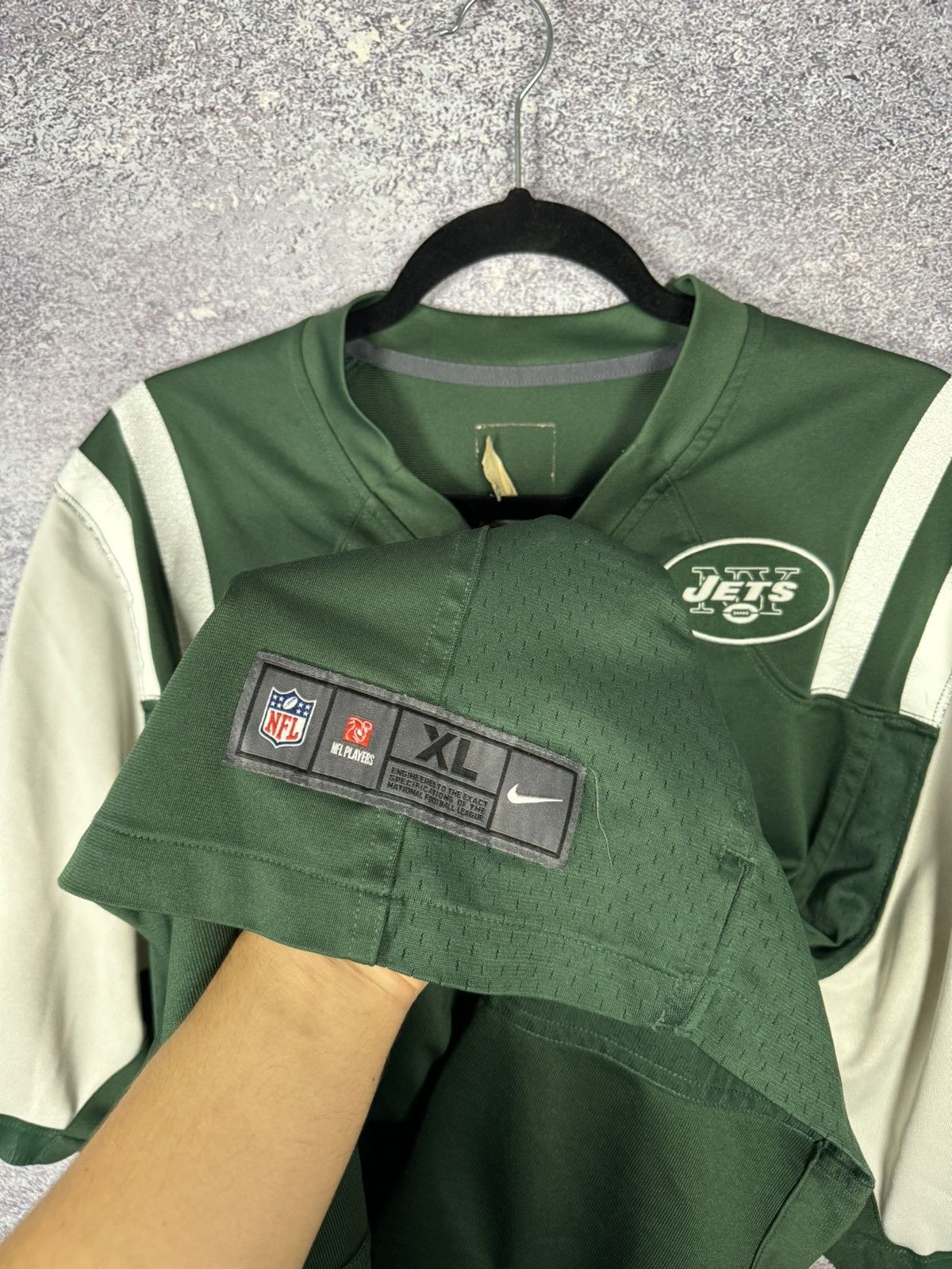 NFL × Nike SANCHEZ New York Jets Nike On Field Football Jersey NFL Size US XL / EU 56 / 4 - 13 Thumbnail
