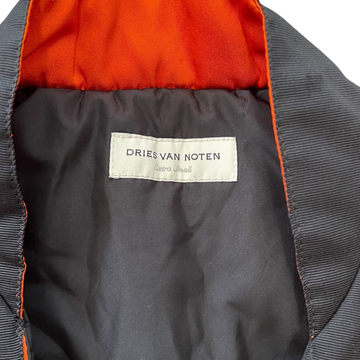 Dries Van Noten DRIES VAN NOTEN 2014AW Orange Back Zip-up Bomber Jacket Size US XS / EU 42 / 0 - 3 Thumbnail