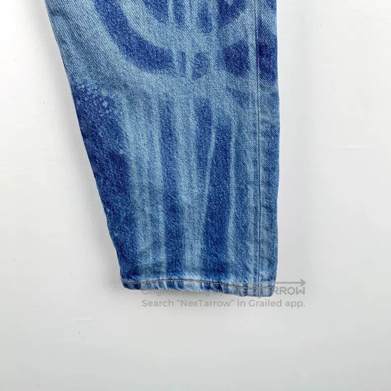 Acne Studios Acne Studios Blue Letter Graffiti Printed Cotton Casual De Size US 26 / EU 42 - 4 Thumbnail