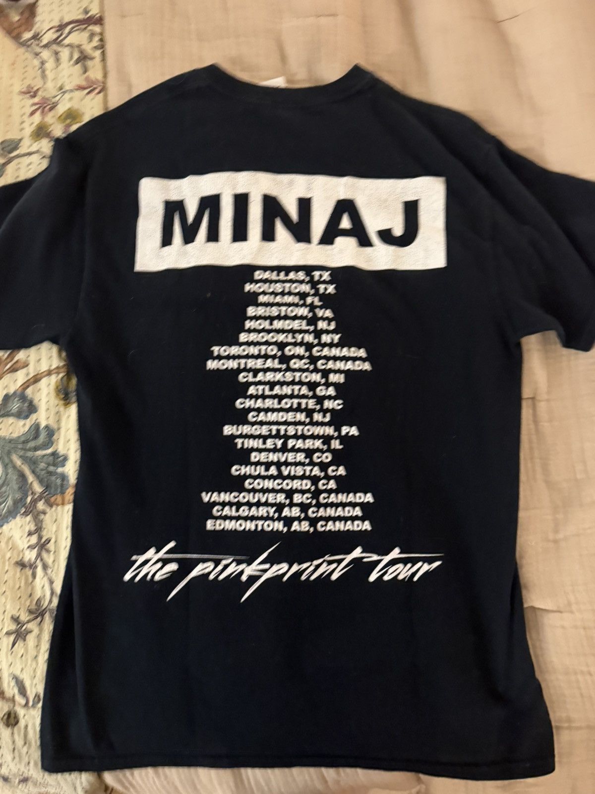 Band Tees Nicki Minaj Tour Tee Shirt - Pink Print Size US M / EU 48-50 / 2 - 3 Thumbnail