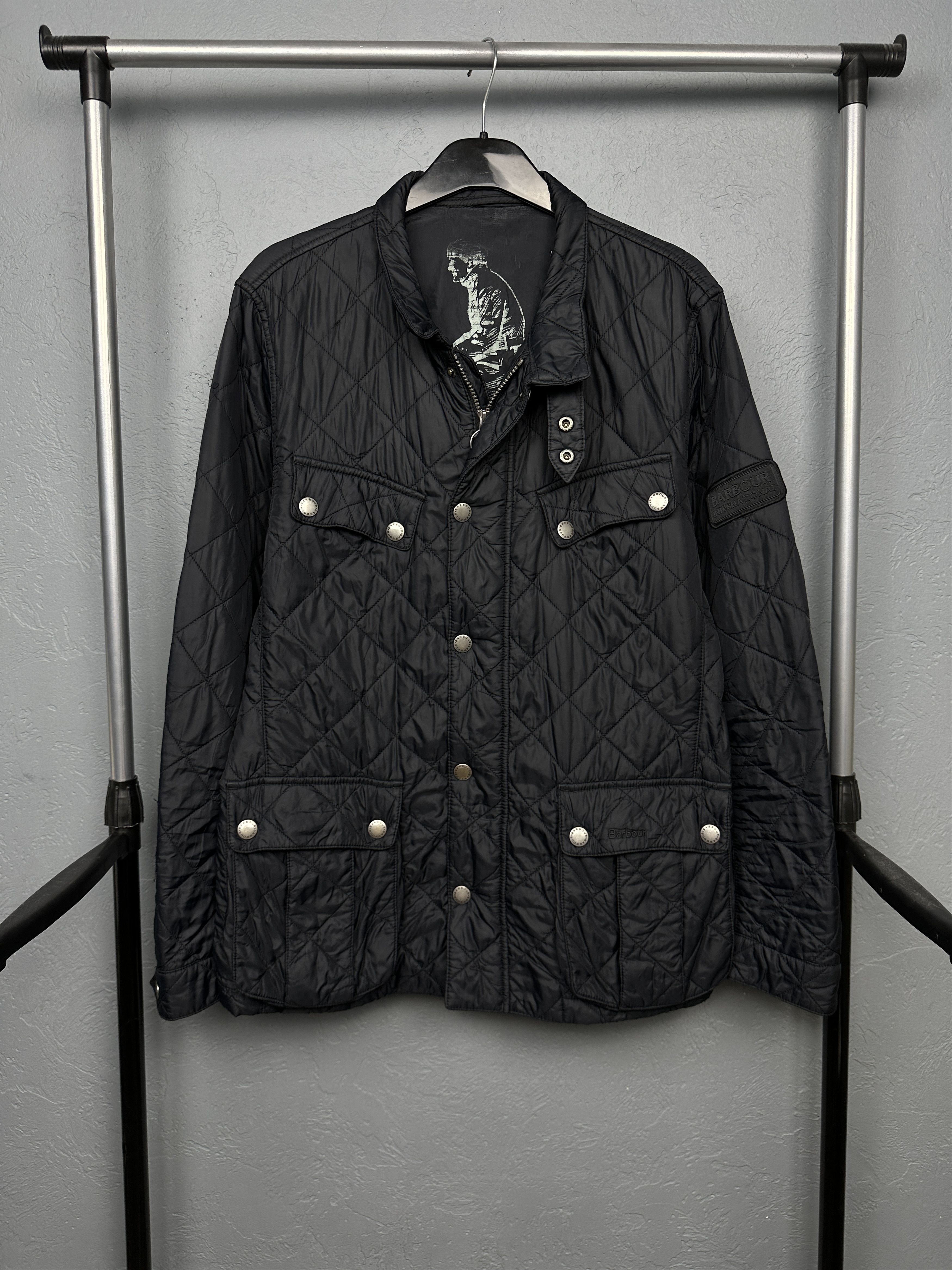 Barbour International Ariel Mens Quilted Jacket