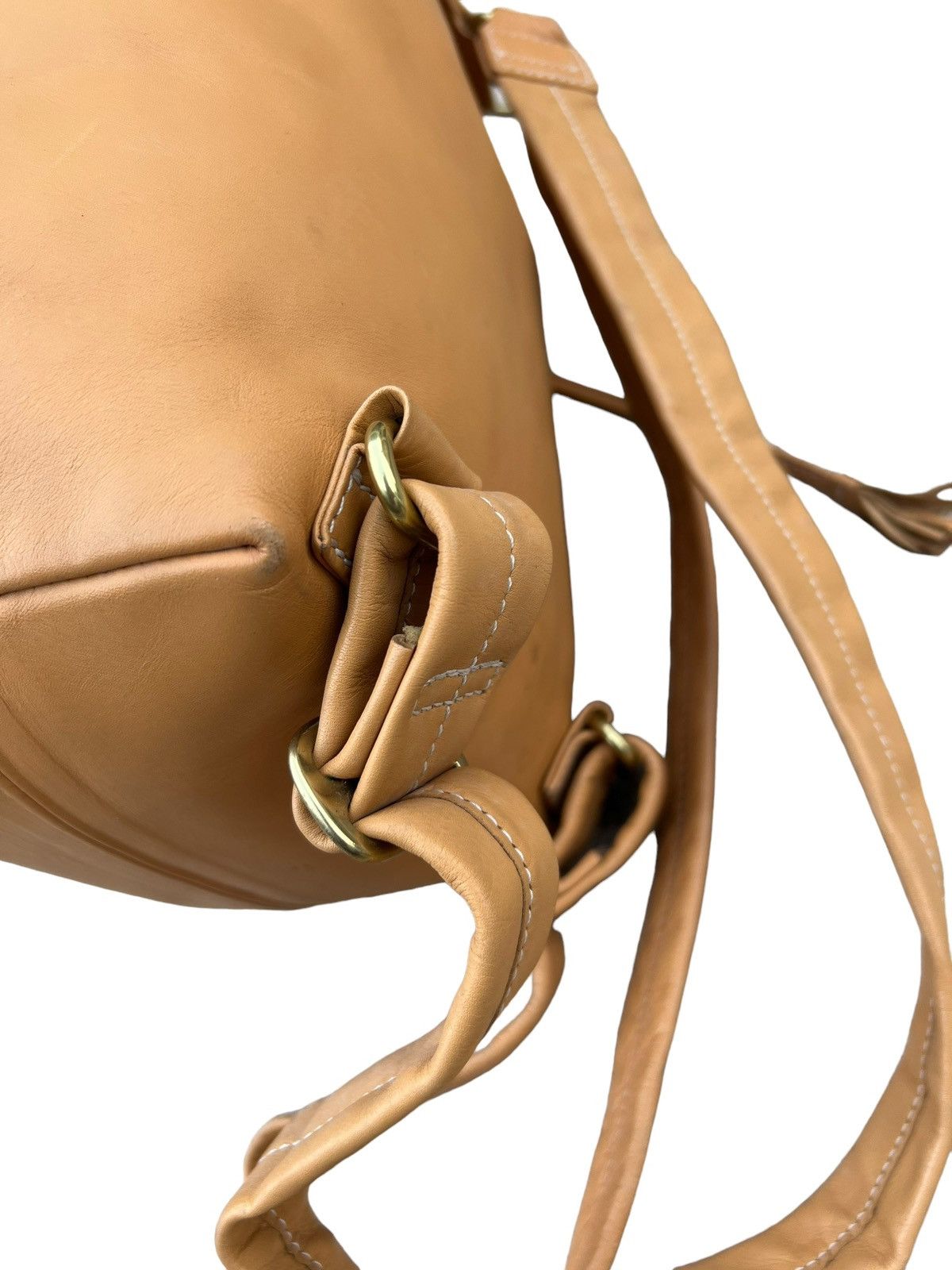 Leather Vintage Upla Paris Leather Backpack Bag Size ONE SIZE - 17 Thumbnail