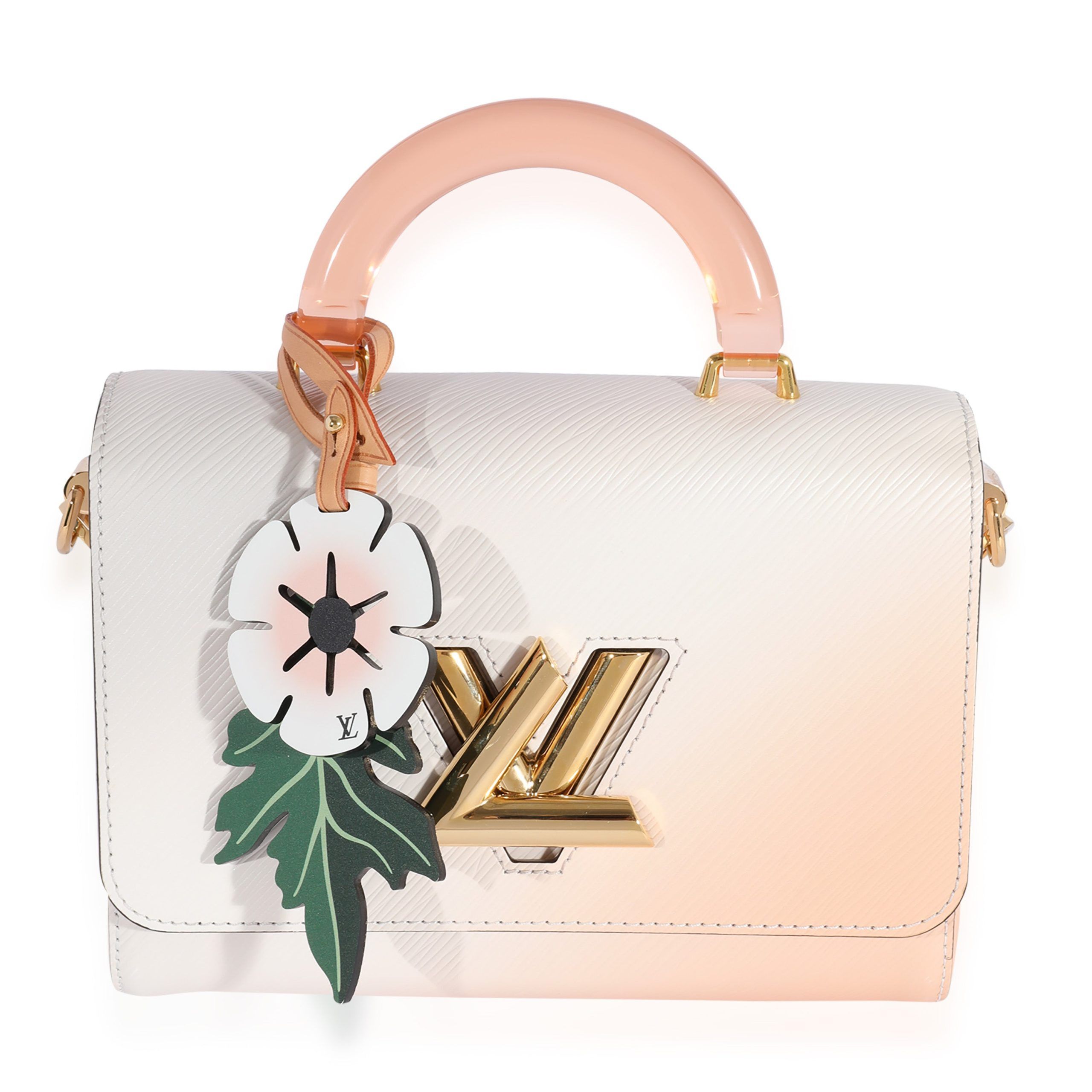 image of Louis Vuitton Pink Gradient Epi Twist Mm Top Handle Bag, Women's