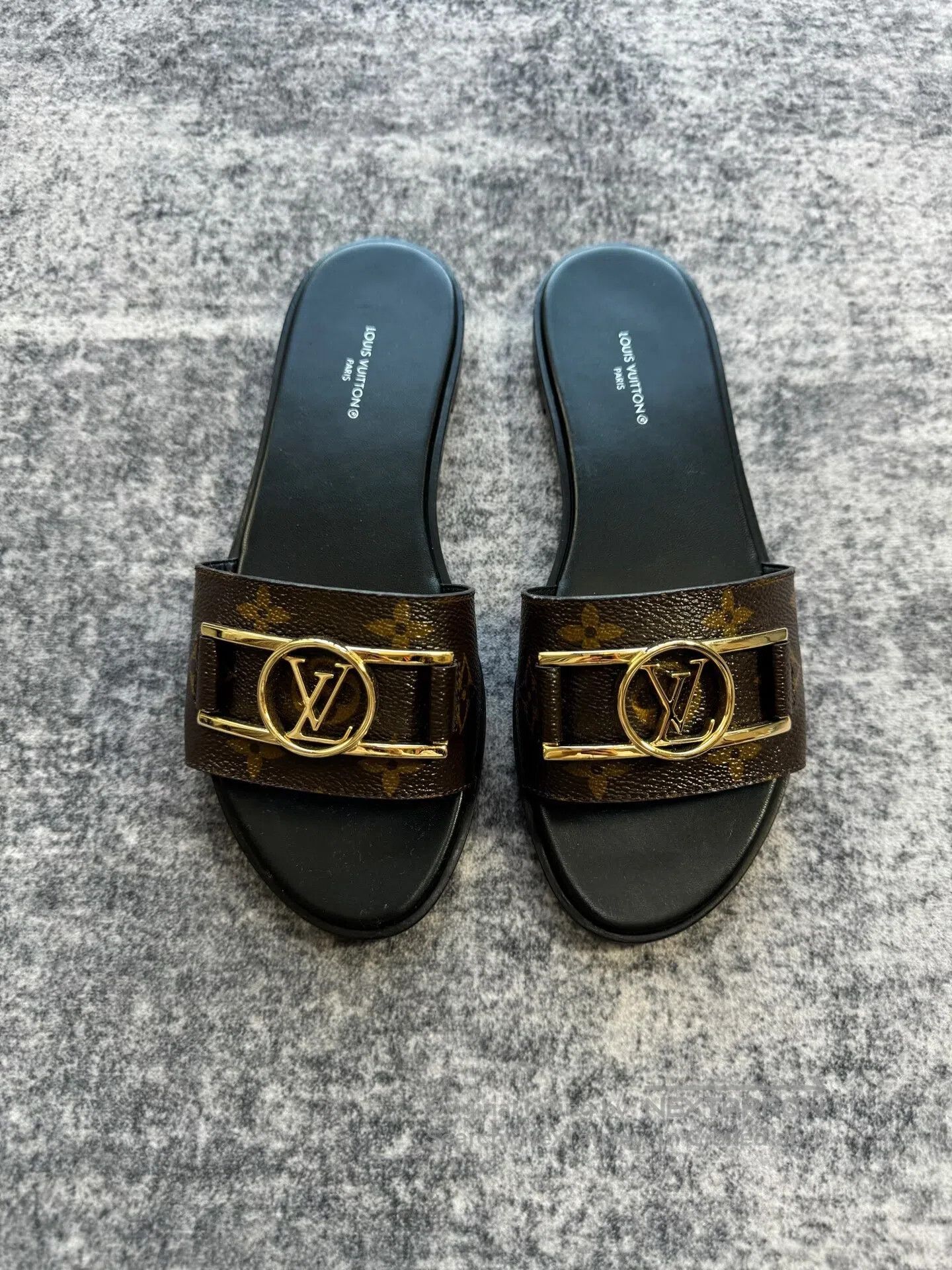 Louis Vuitton Louis Vuitton Daphne Gold Buckle Flat Sandals| Size US 6.5 / IT 36.5 - 2 Thumbnail