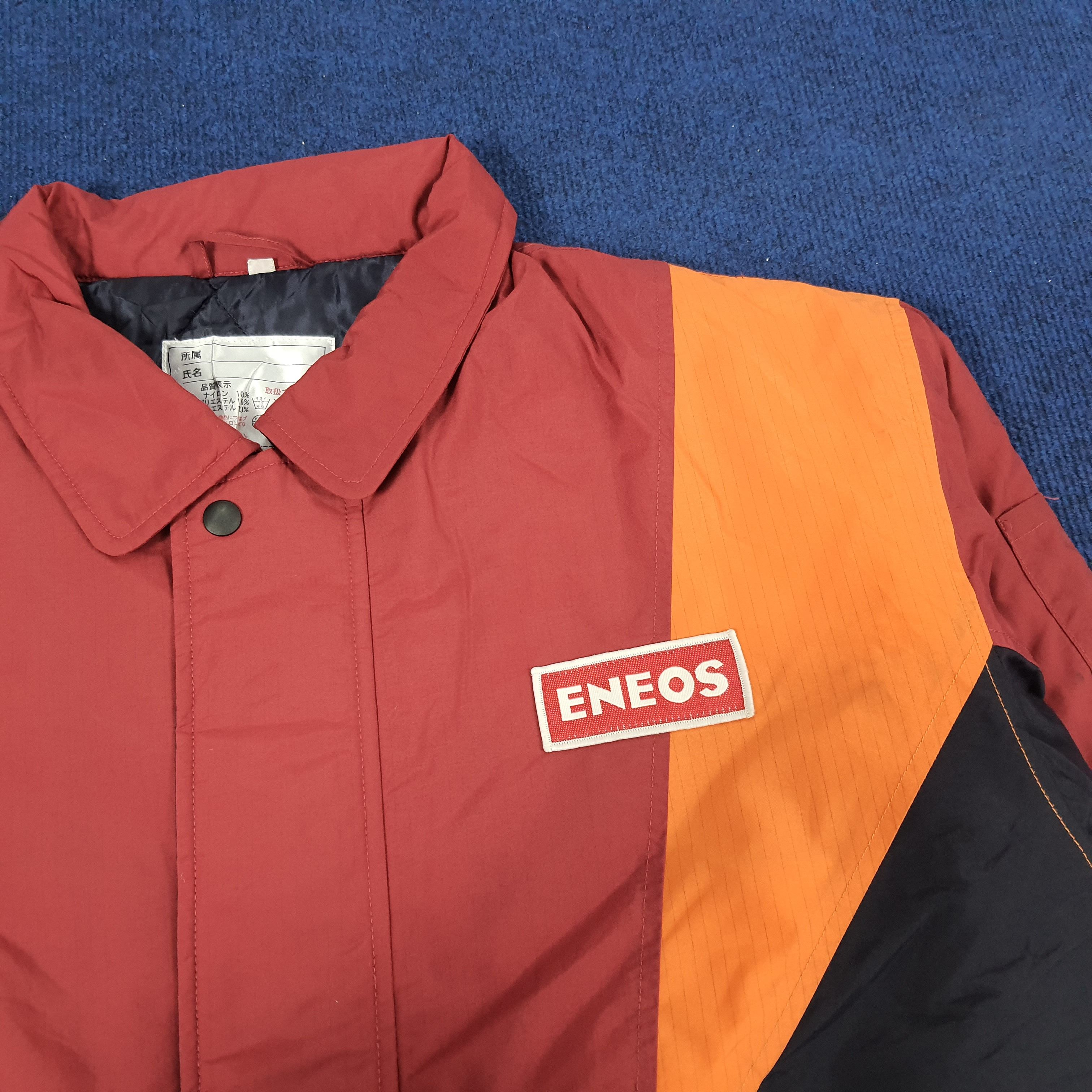 Japanese Brand × Vintage Vintage ENEOS Lubricant Oil Japan Motorsports Jacket Size US XL / EU 56 / 4 - 2 Thumbnail