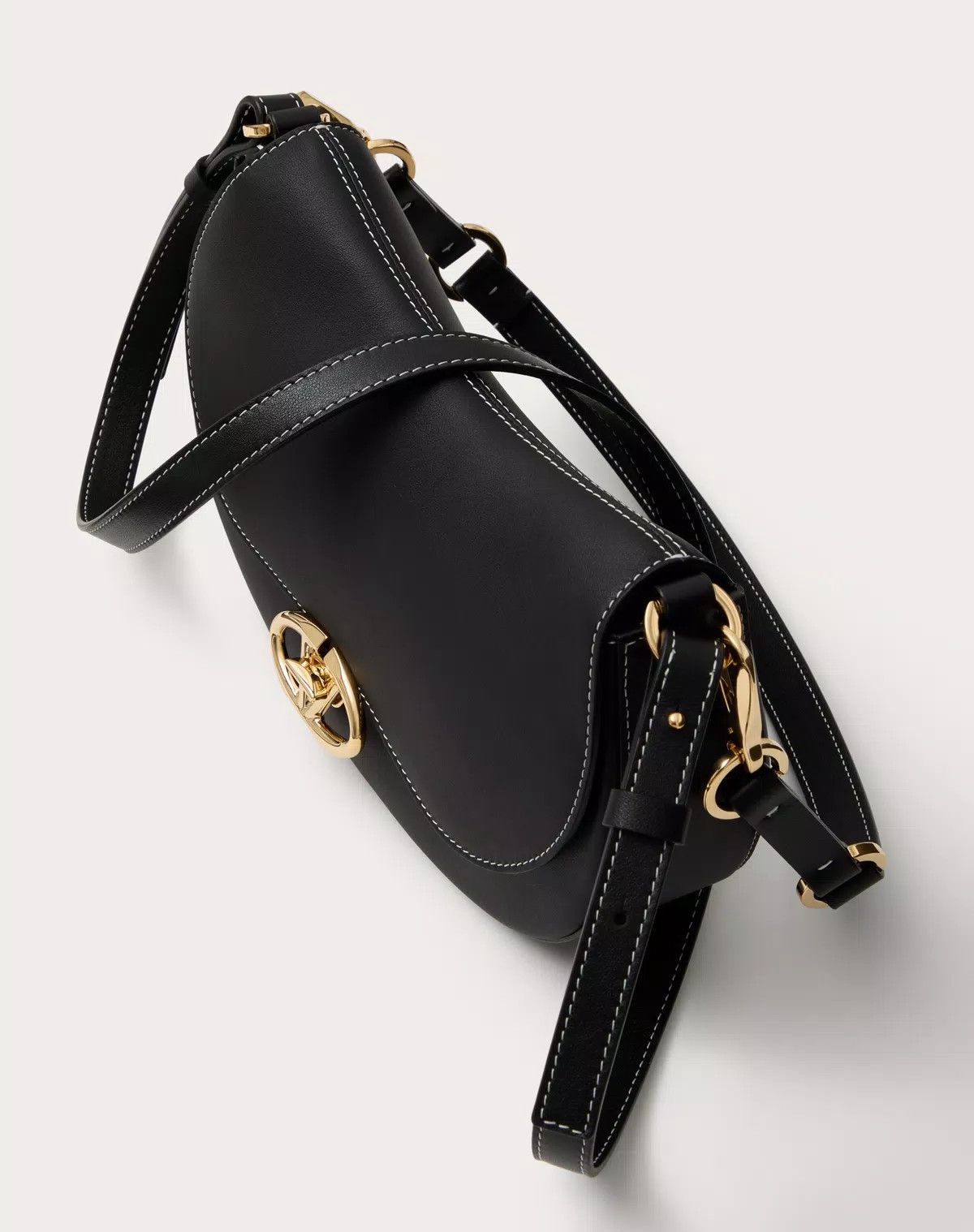 Valentino oc11z0725 Size:OS/ Shoulder Bag In Nappa Calfskin in Black Size ONE SIZE - 5 Thumbnail