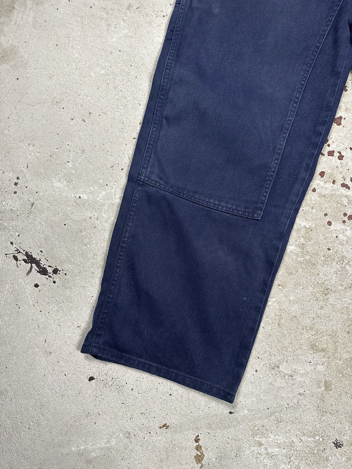 Carhartt × Vintage Vintage Y2K Carhartt Style Navy Double Knee Denim Pants Jean Size US 32 / EU 48 - 4 Thumbnail